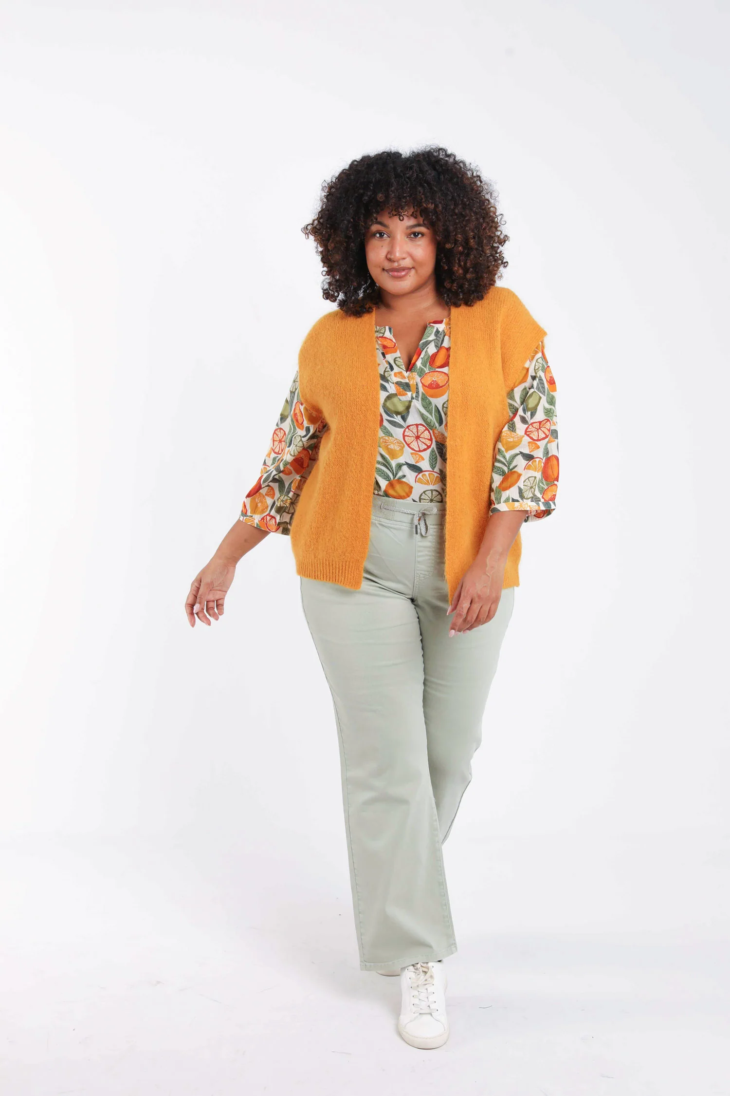 Gilet sans manches uni - Image 8
