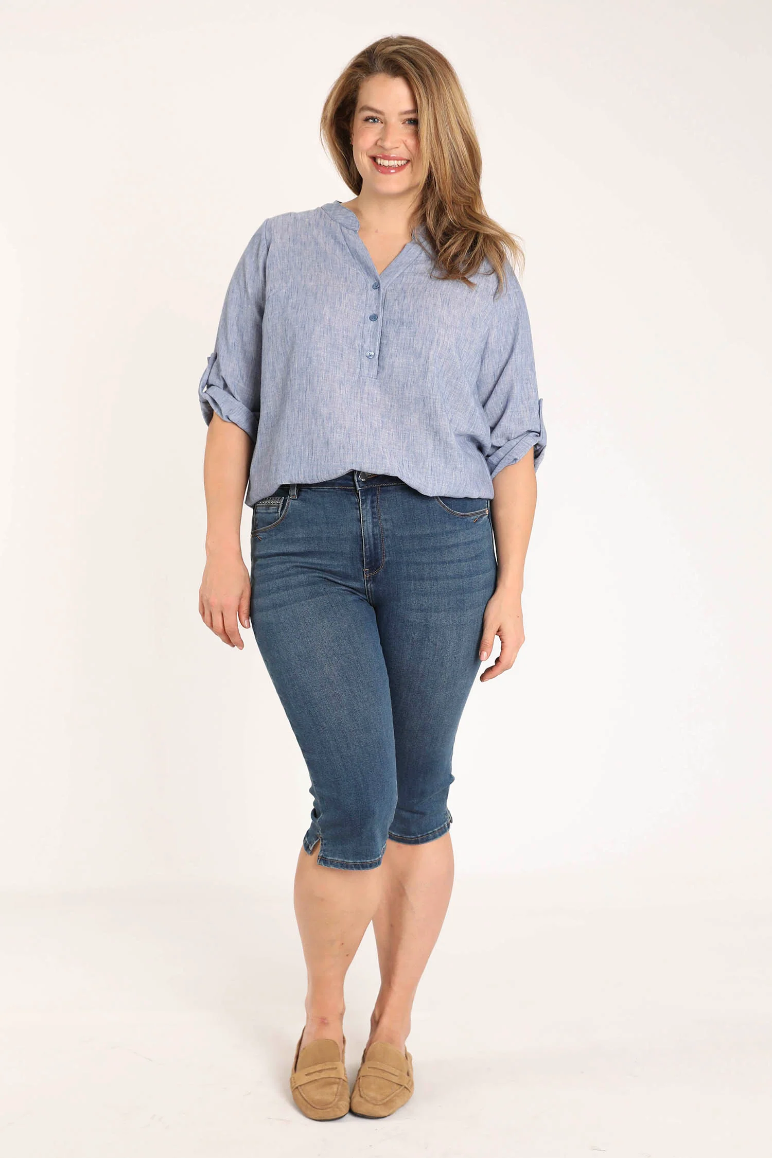Jeans Louise corsaire détail broderie - Image 7