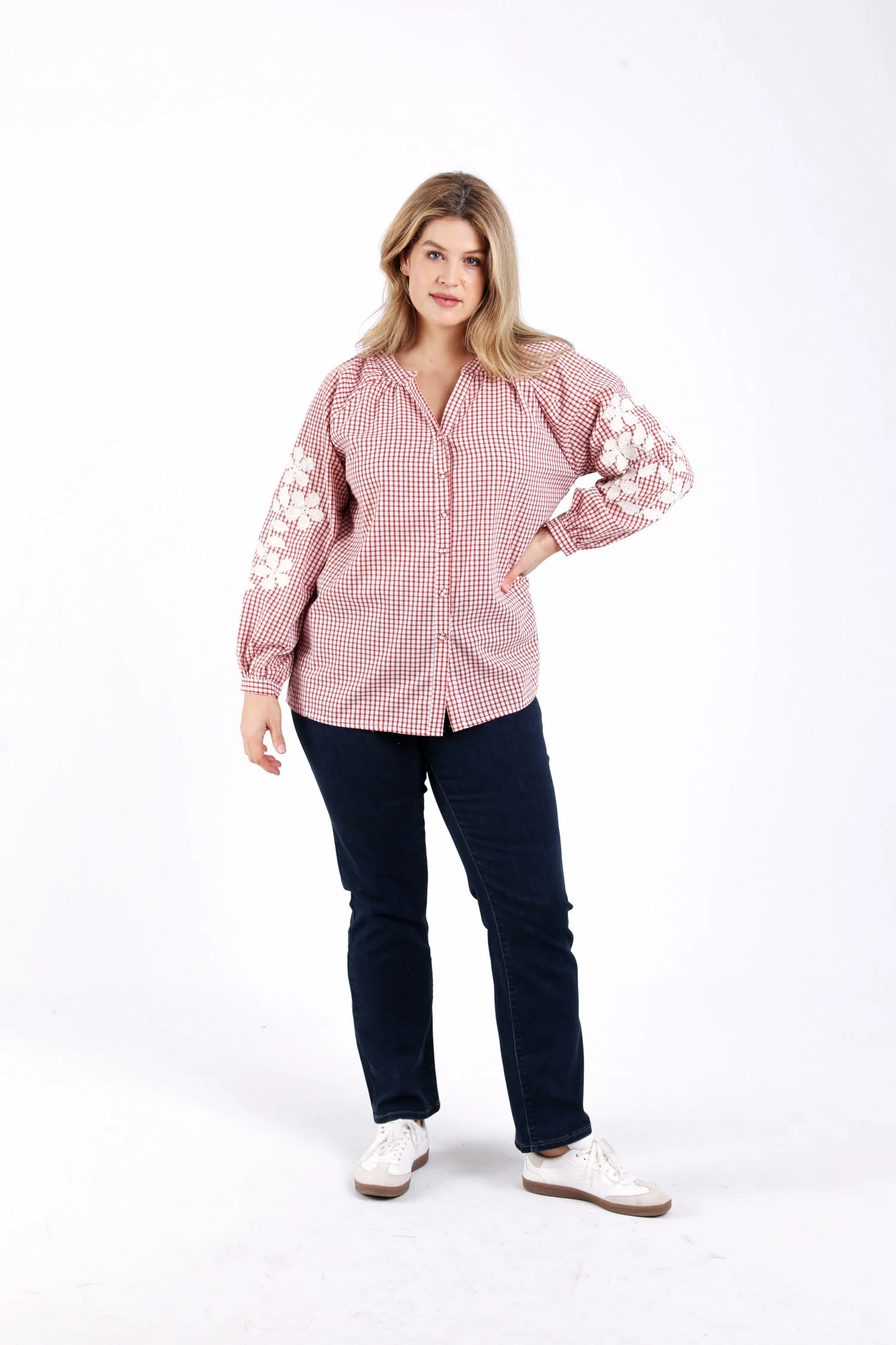 Jeans Mia droit L32 détail tresse - Image 8