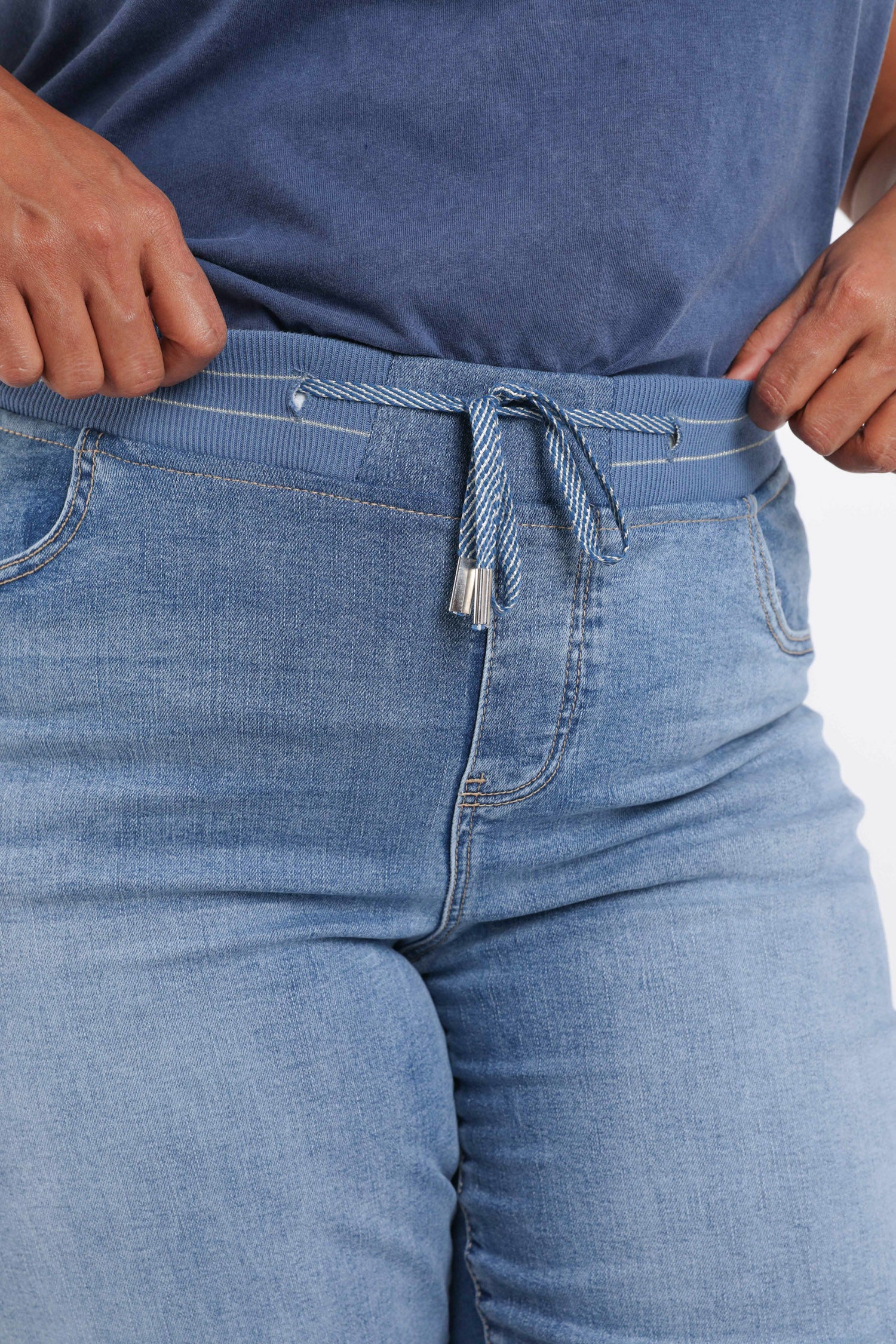 Jegging large Lolly 7/8 en denim - Image 6
