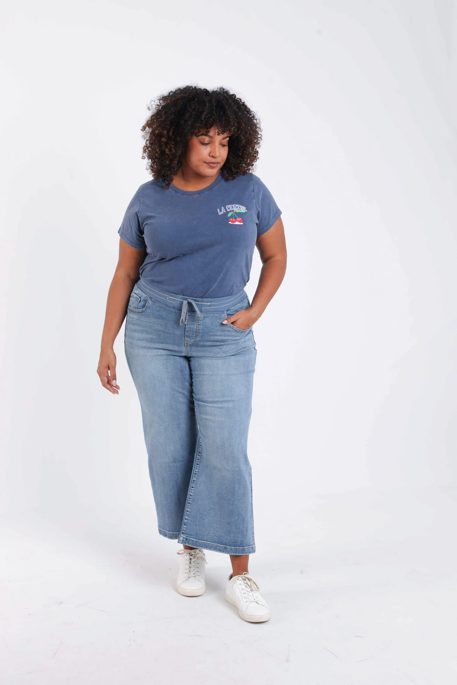 Jegging large Lolly 7/8 en denim - Image 7