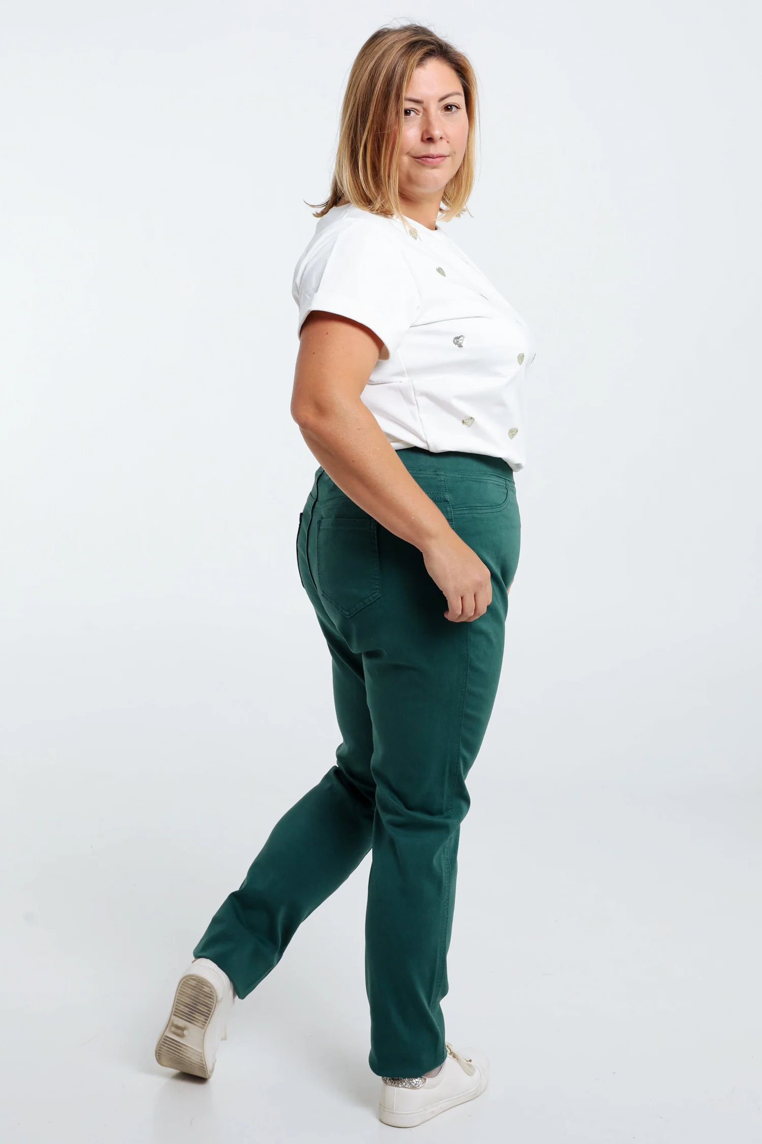 Jegging slim Lolly L32 en coton bio - Image 2