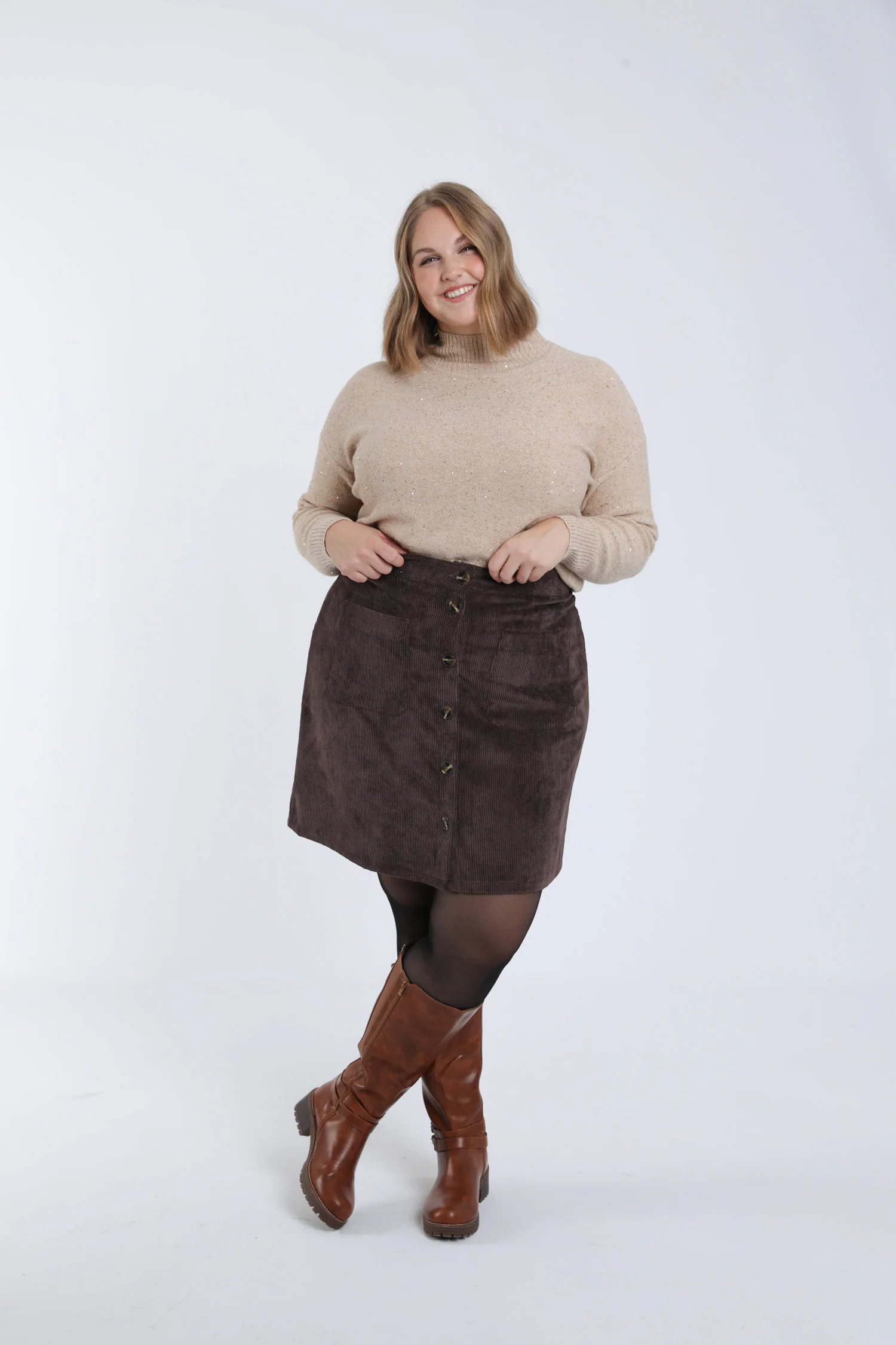Jupe courte en velours - Image 5