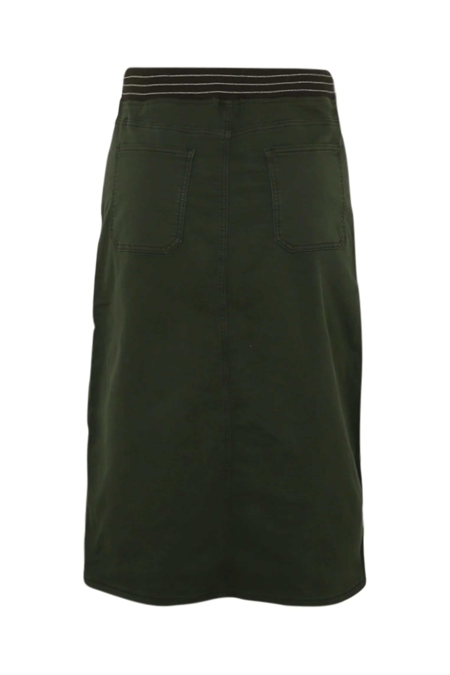 Jupe en coton unie détail lurex - Image 11