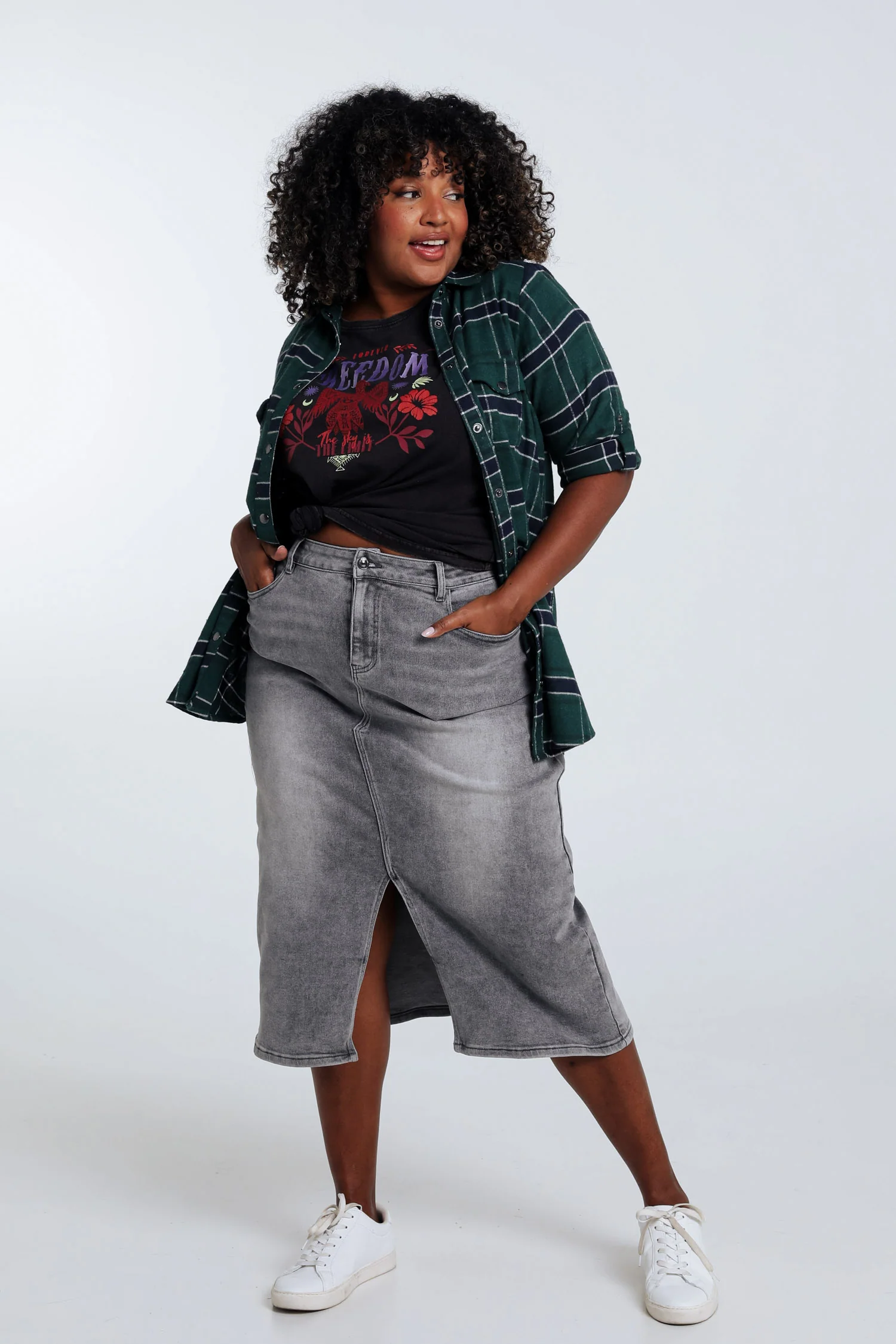 Jupe fendue en jeans - Image 8