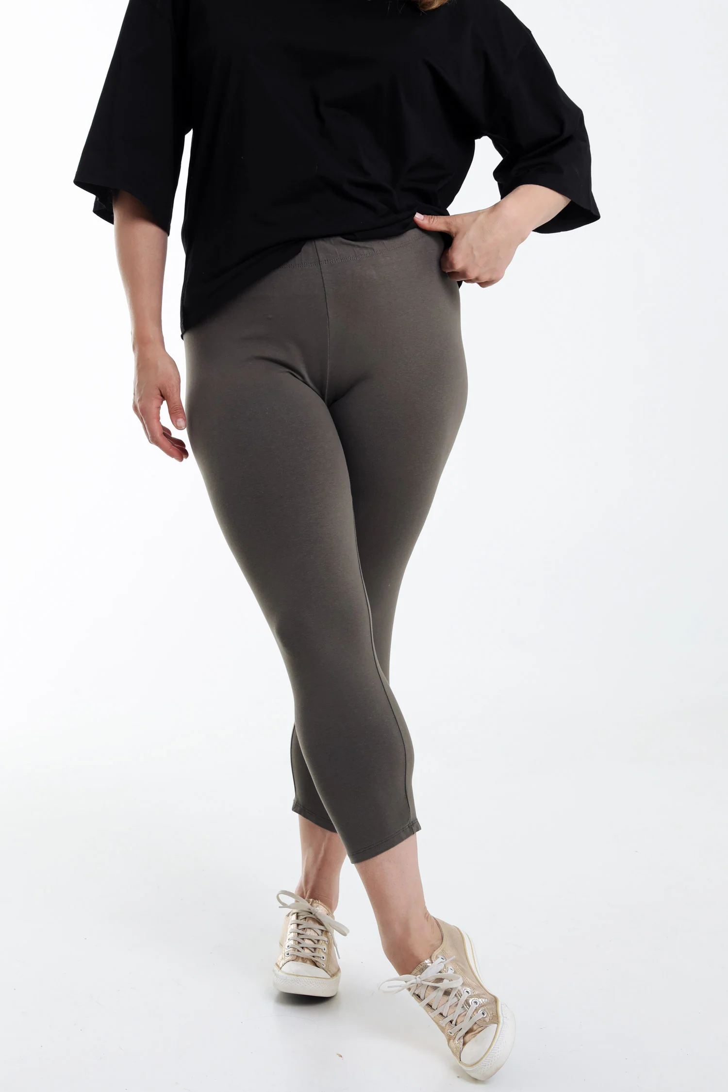 Legging 3/4 en coton bio - Image 33
