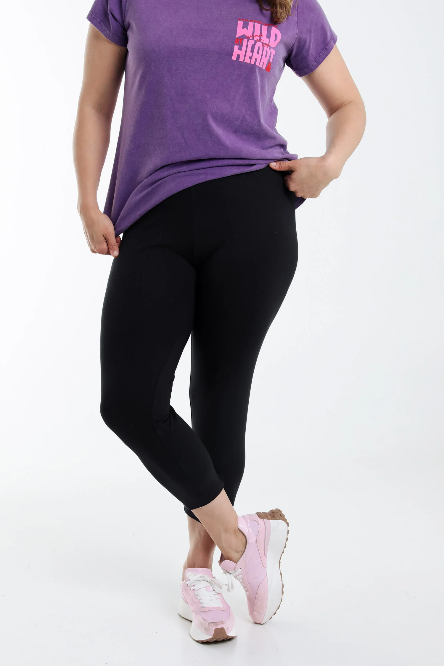 Legging 3/4 en coton bio - Image 44