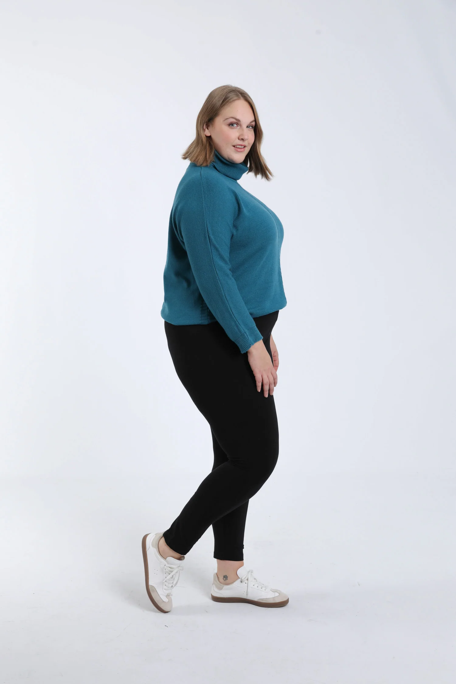 Legging long en coton bio uni - Image 6