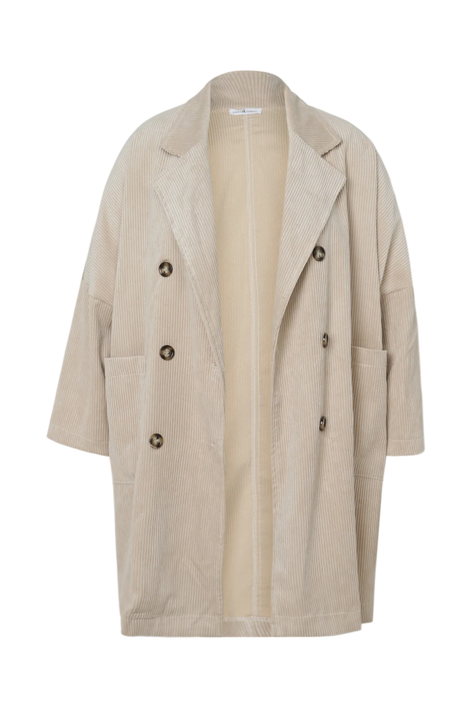 Longue veste en velours unie - Image 10
