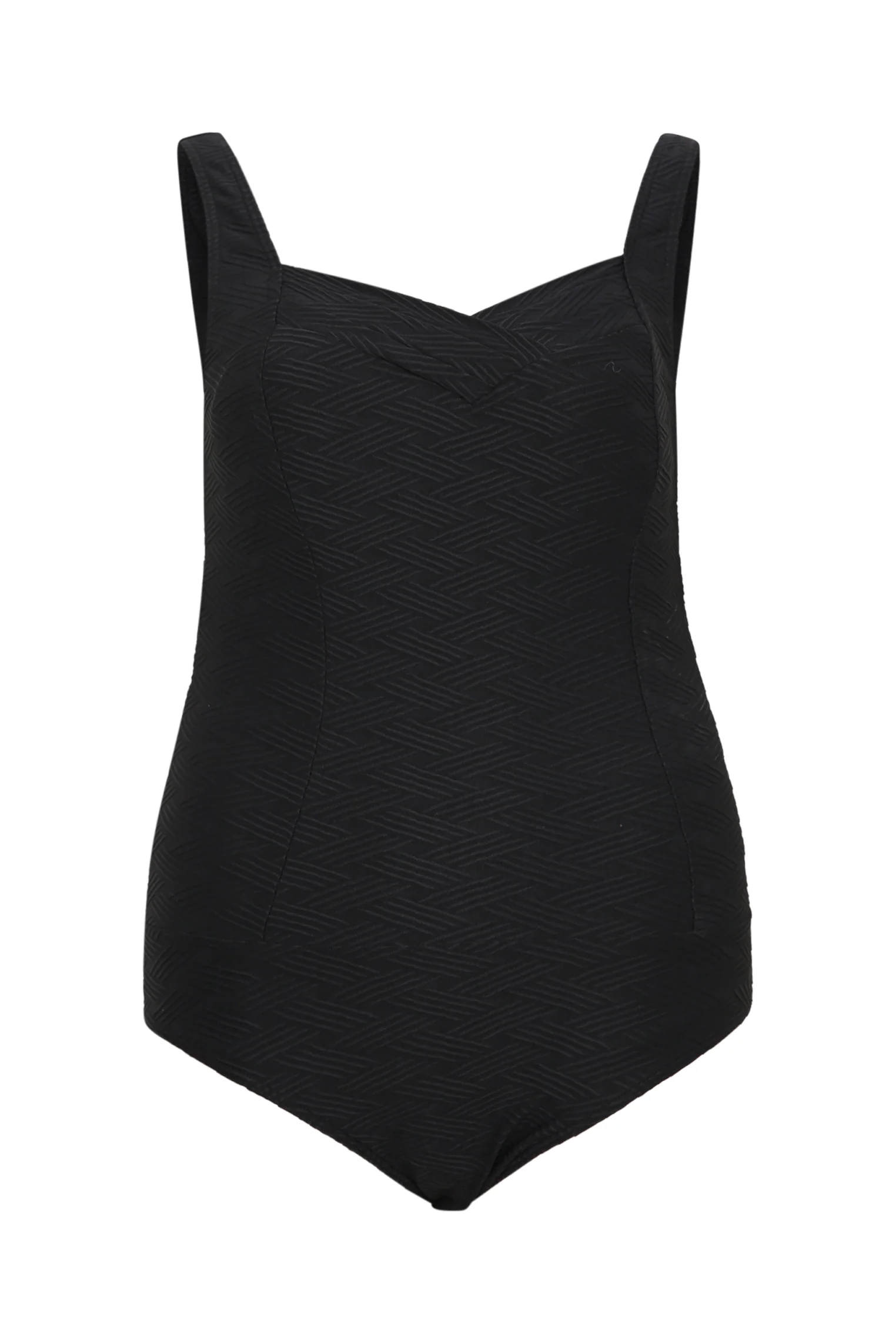 Maillot de bain maille relief dessin graphique ton sur ton - Image 10