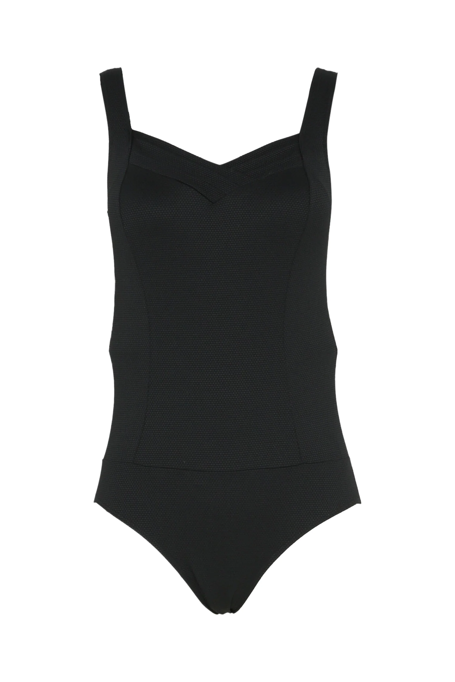 Maillot uni en nid d'abeille - Image 8