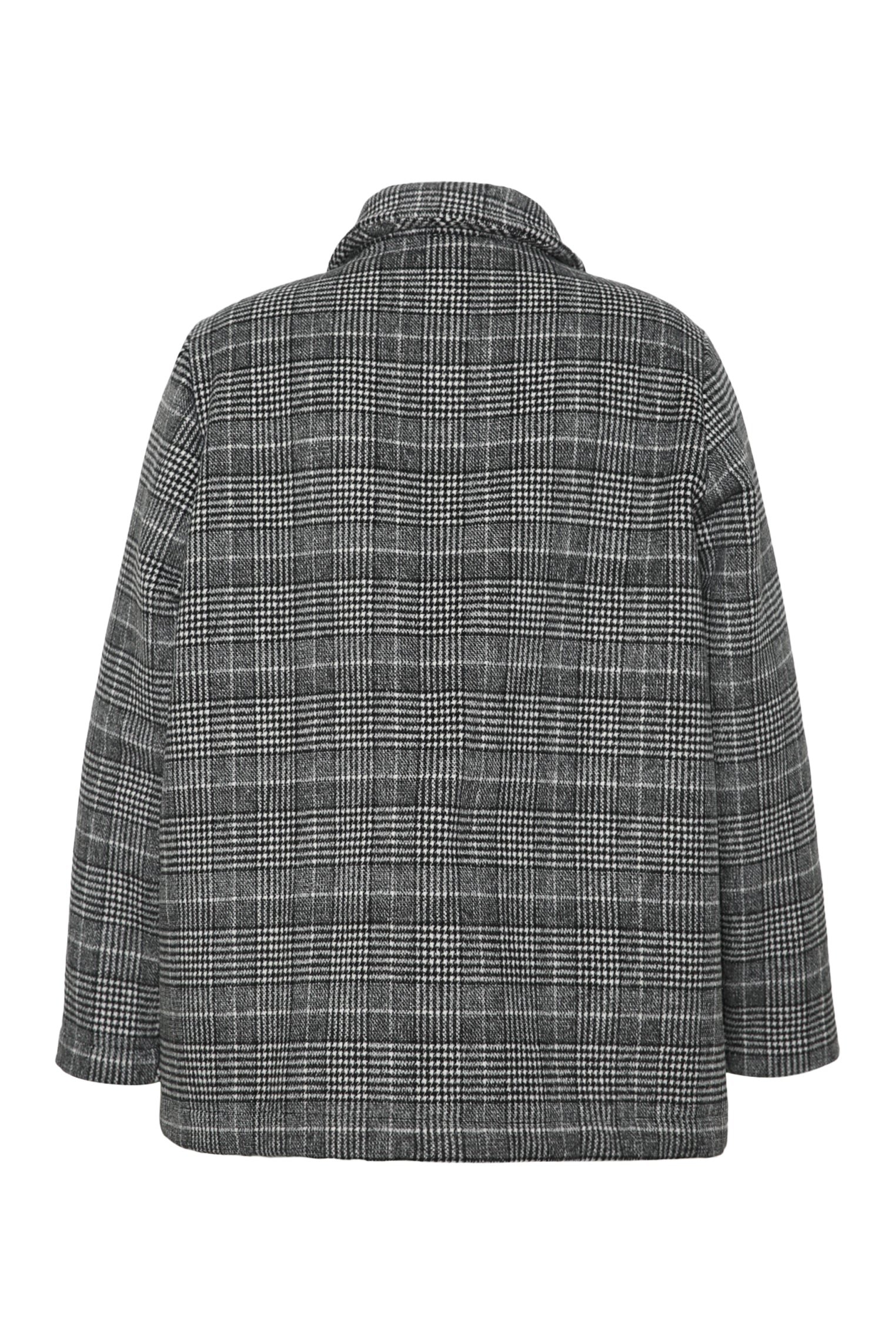 Manteau court Ă carreaux - Image 8