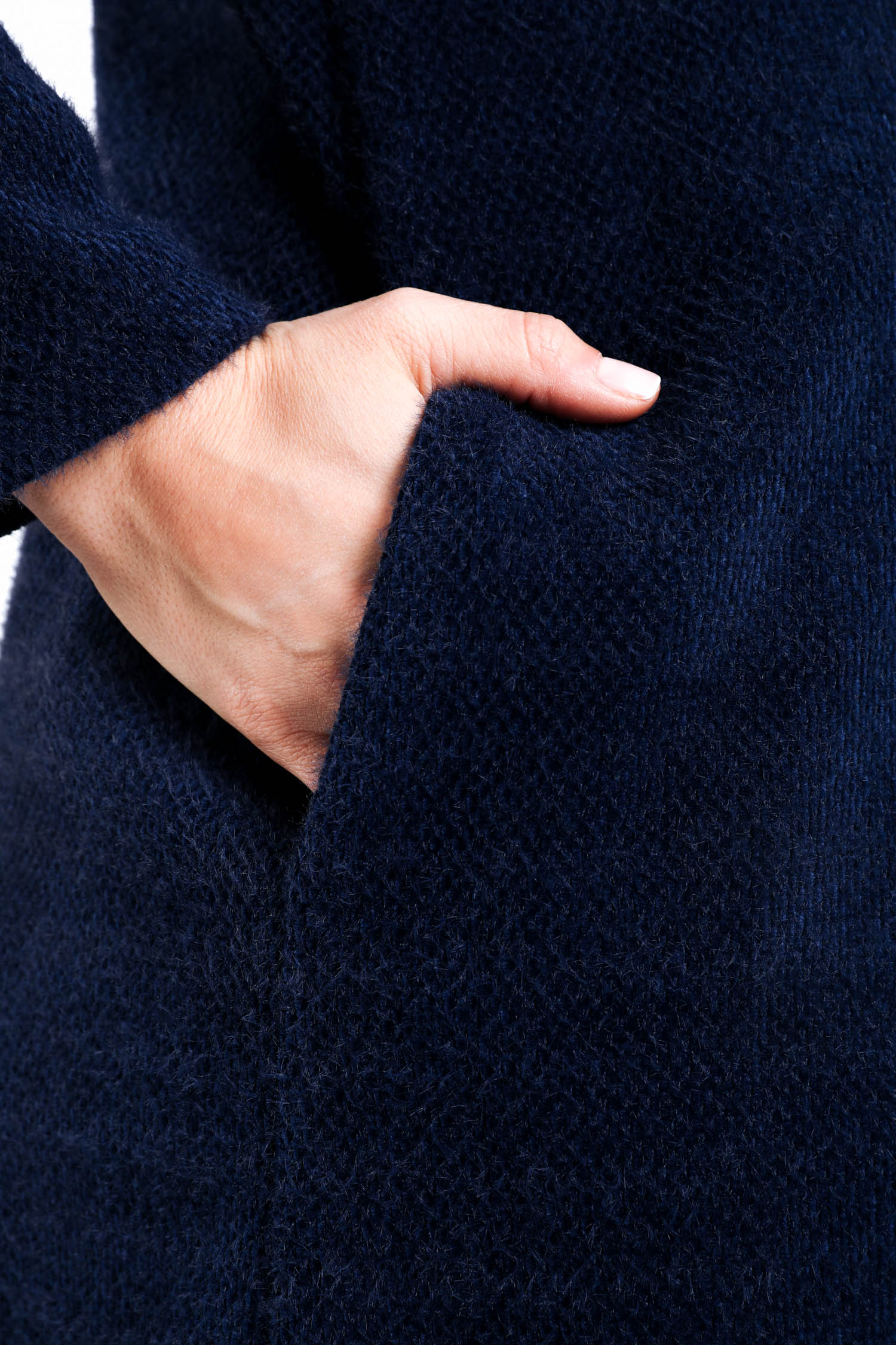 Manteau mi-long uni - Image 6