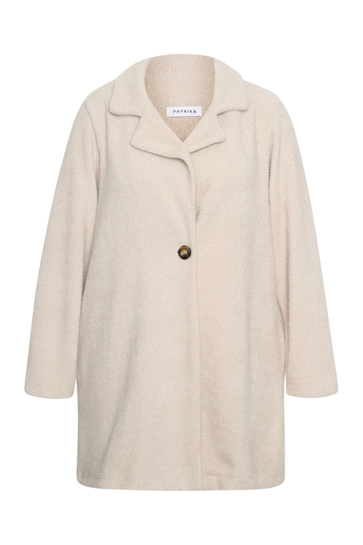 Manteau mi-long uni - Image 7