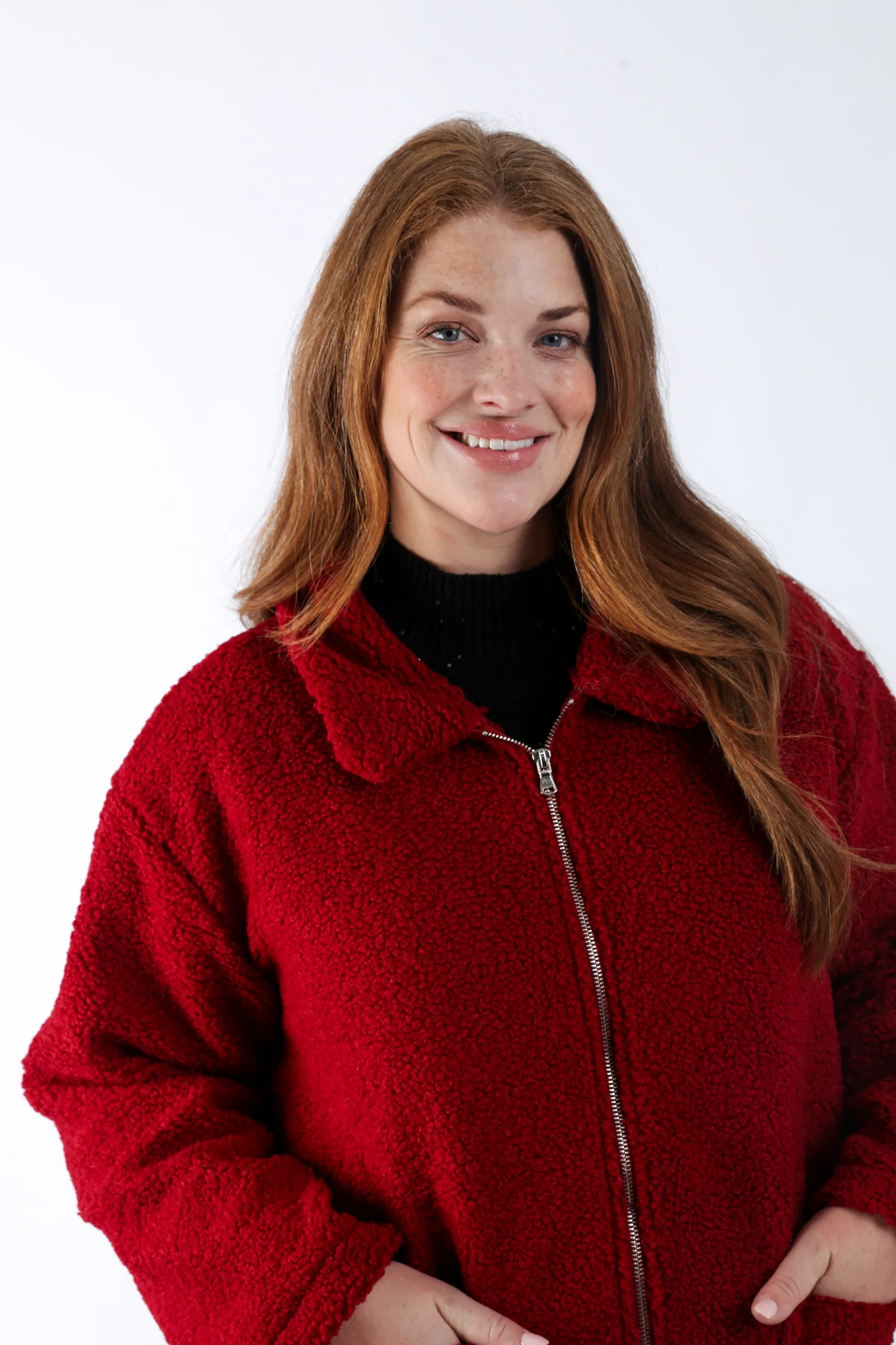 Manteau teddy uni - Image 4