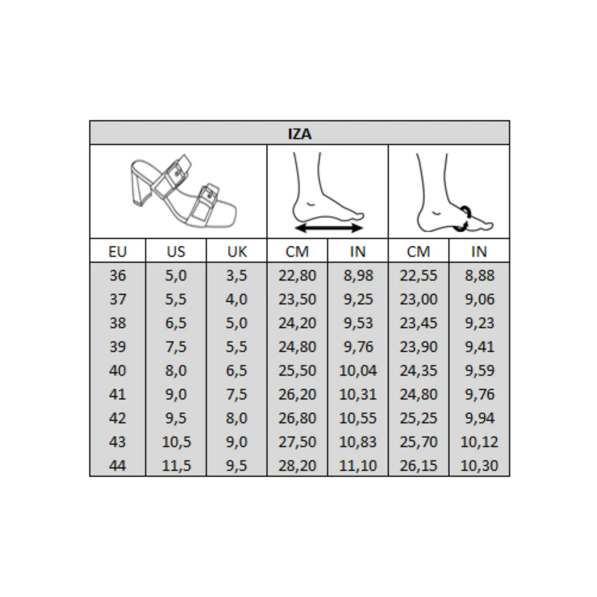 Mules pieds larges H - Modèle Iza - Image 30