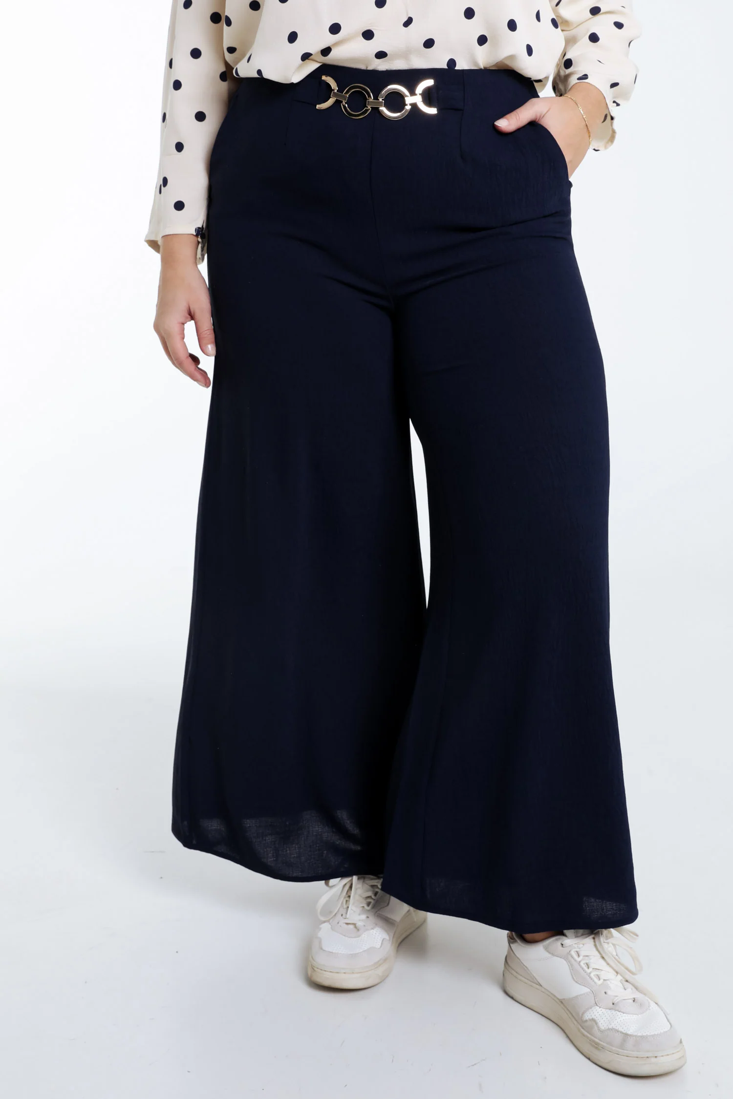 Pantacourt jupe culotte uni