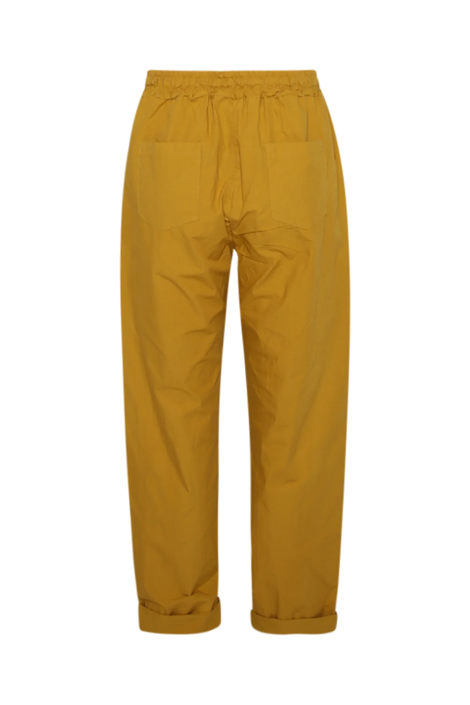 Pantalon boyfit en coton uni avec poches - Image 22