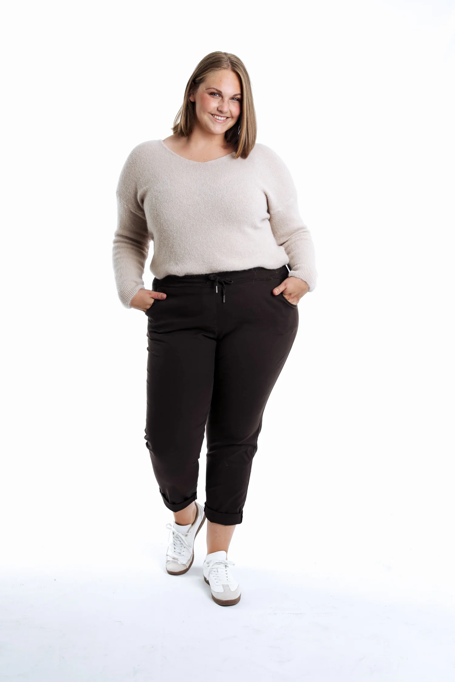 Pantalon chino en coton léger uni - Image 5