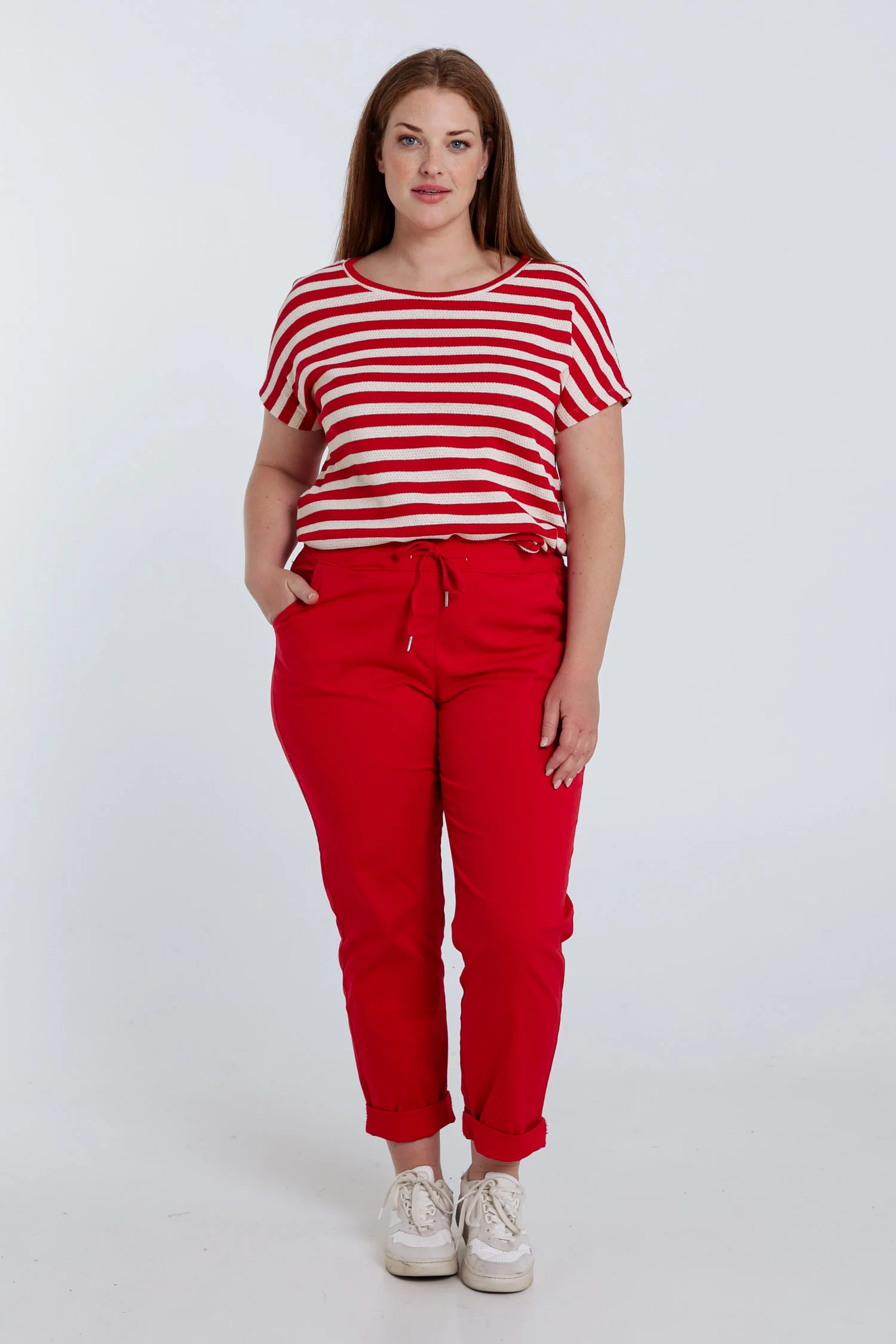 Pantalon chino en coton uni - Image 18