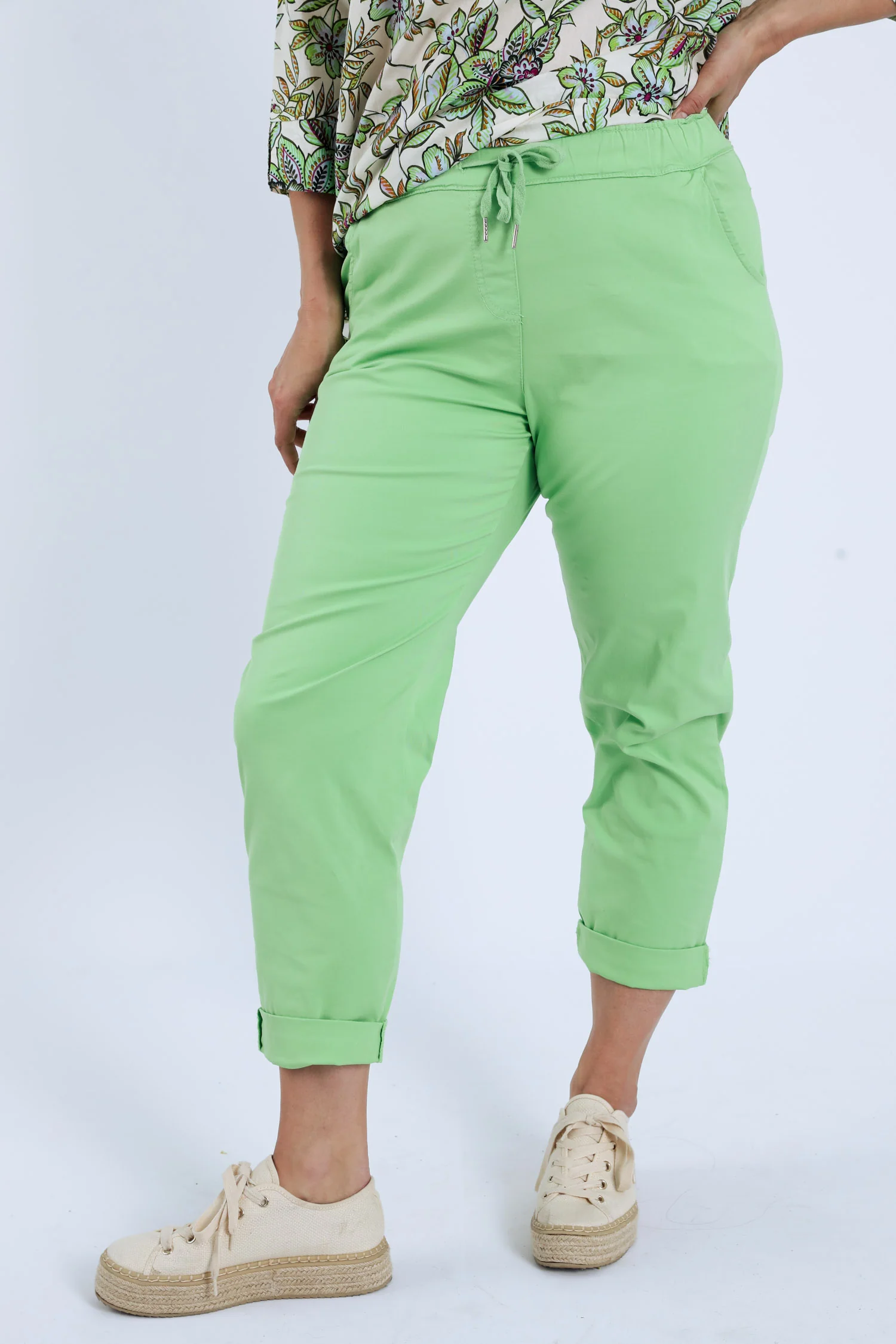 Pantalon chino en coton uni - Image 34