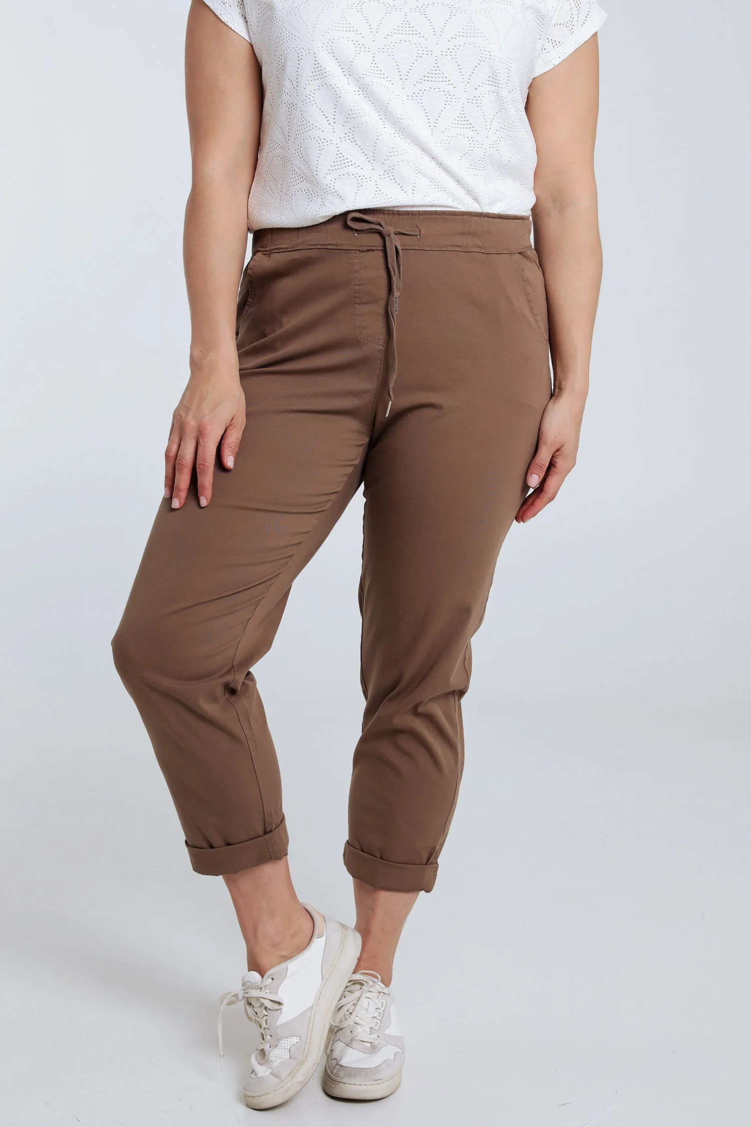 Pantalon chino en coton uni - Image 56