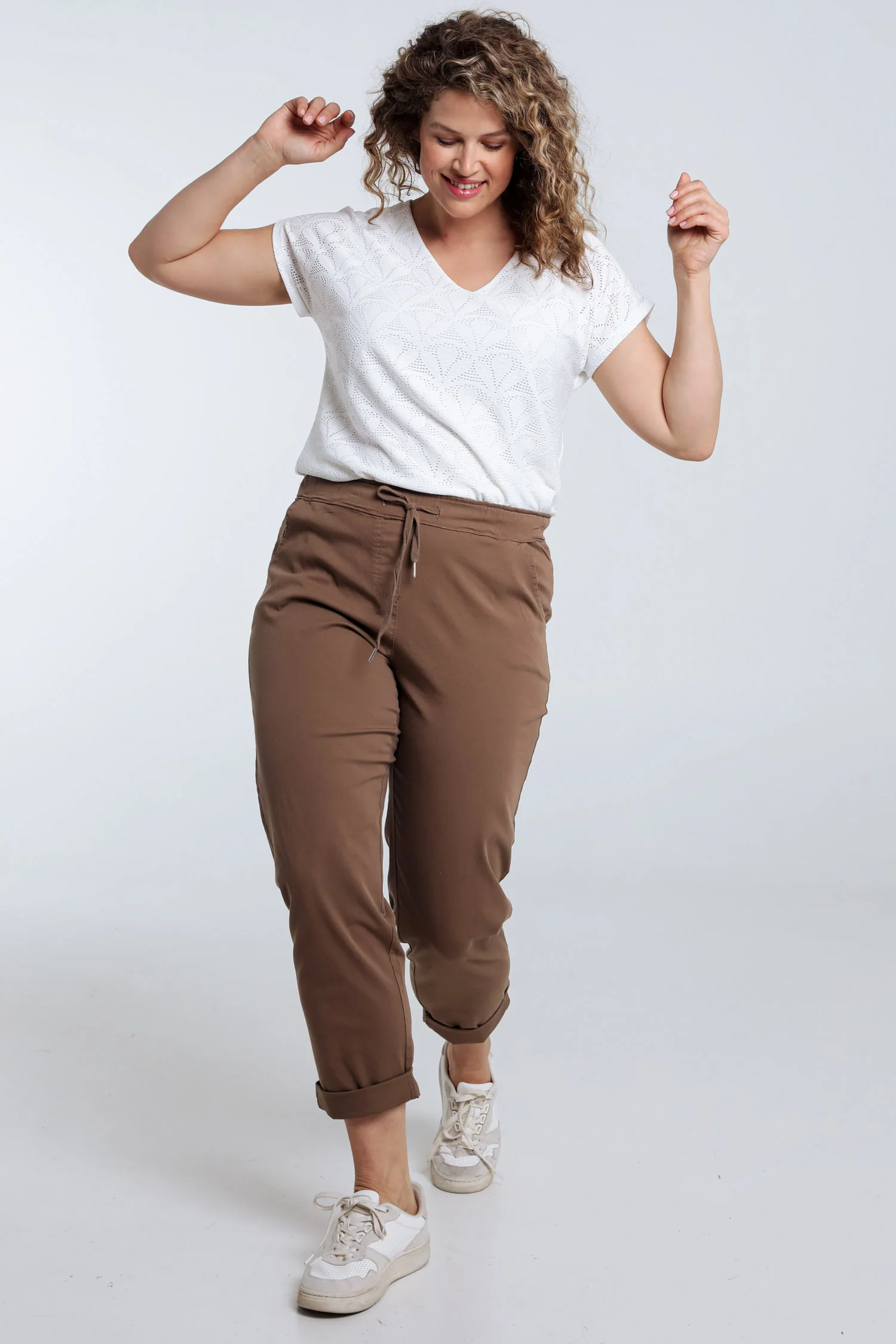Pantalon chino en coton uni - Image 62