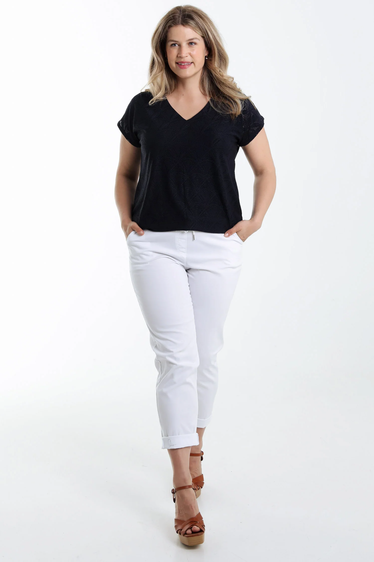 Pantalon chino en coton uni - Image 7