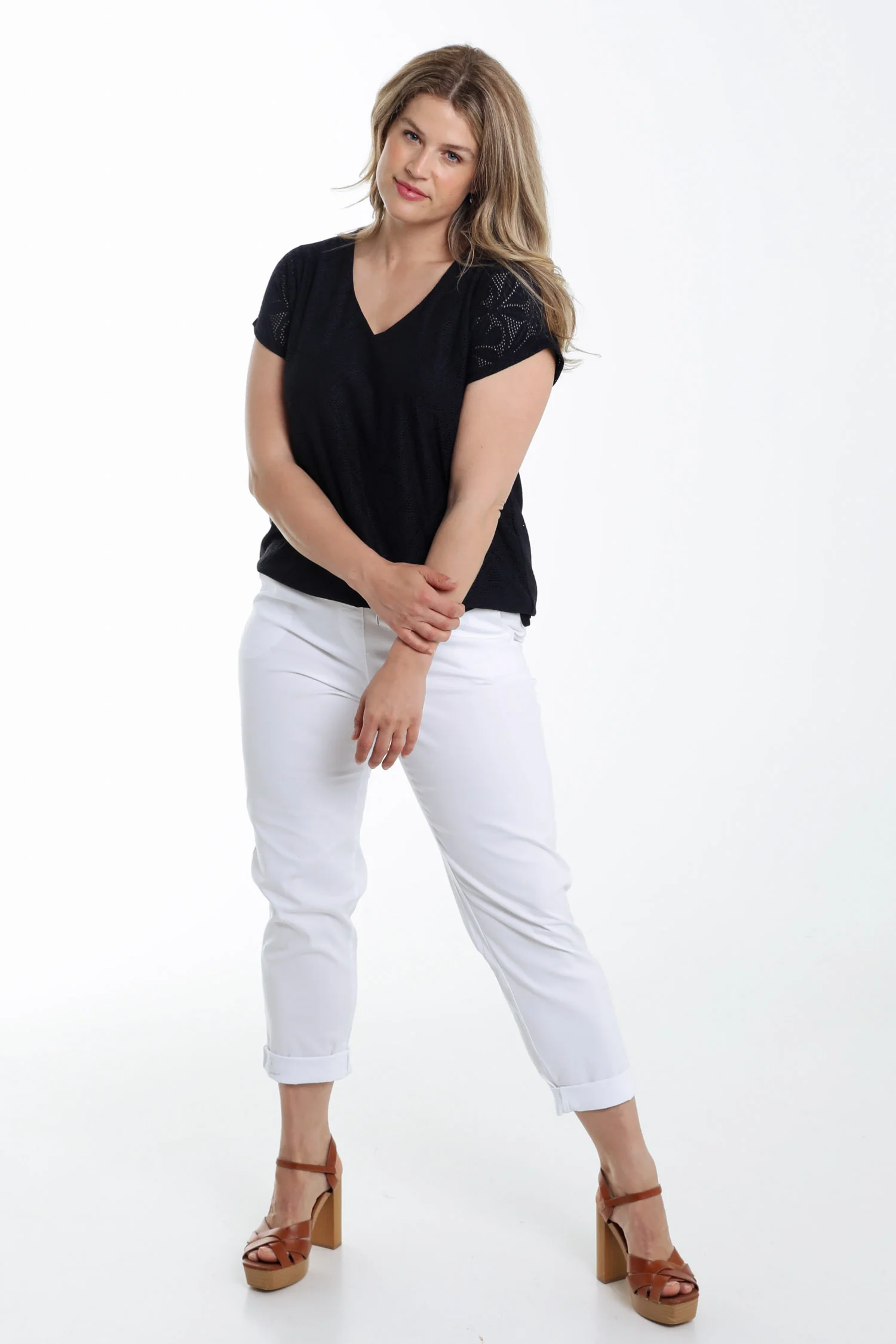 Pantalon chino en coton uni - Image 9