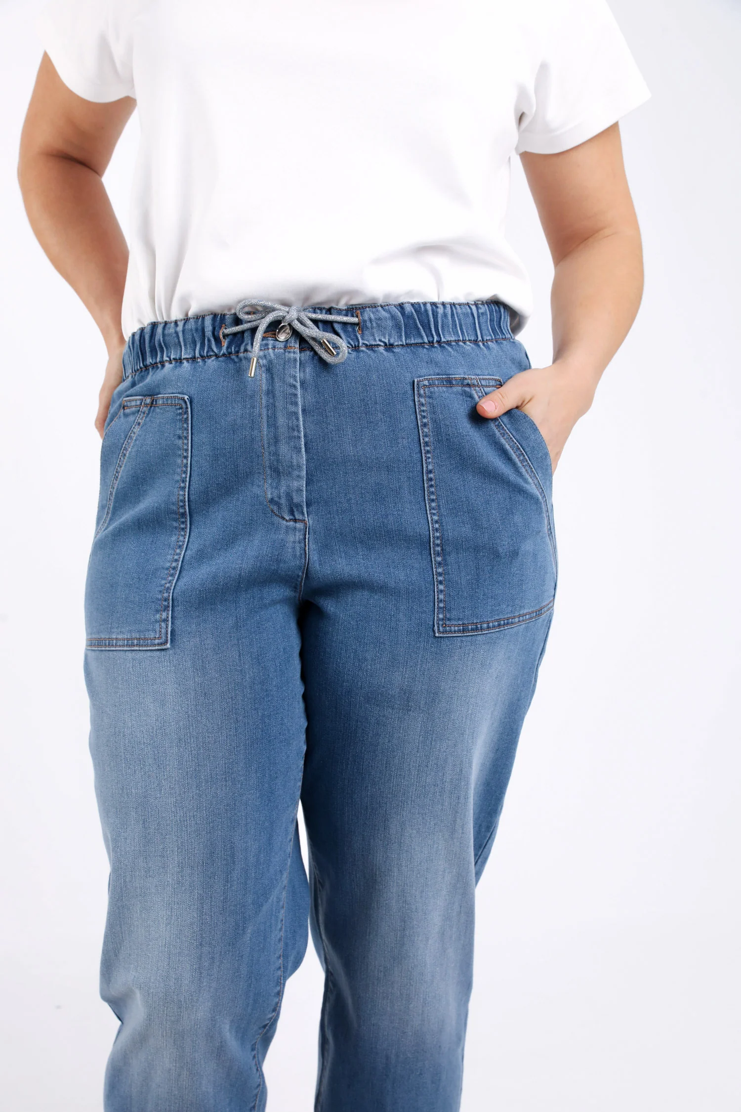 Pantalon chino en jeans - Image 3