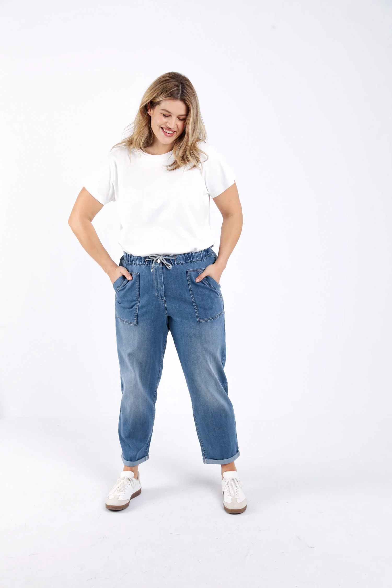 Pantalon chino en jeans - Image 4