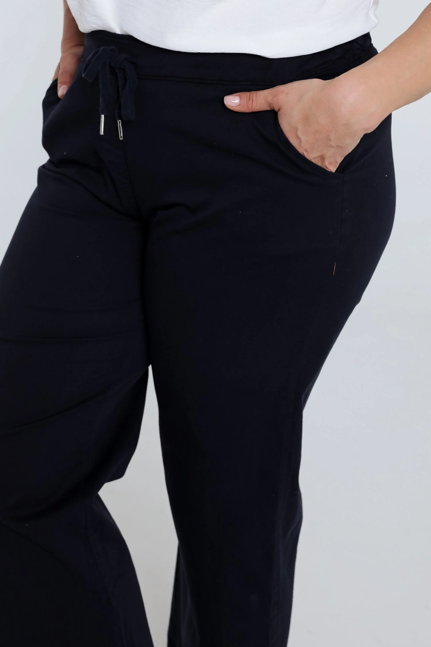 Pantalon chino jambe large uni - Image 3