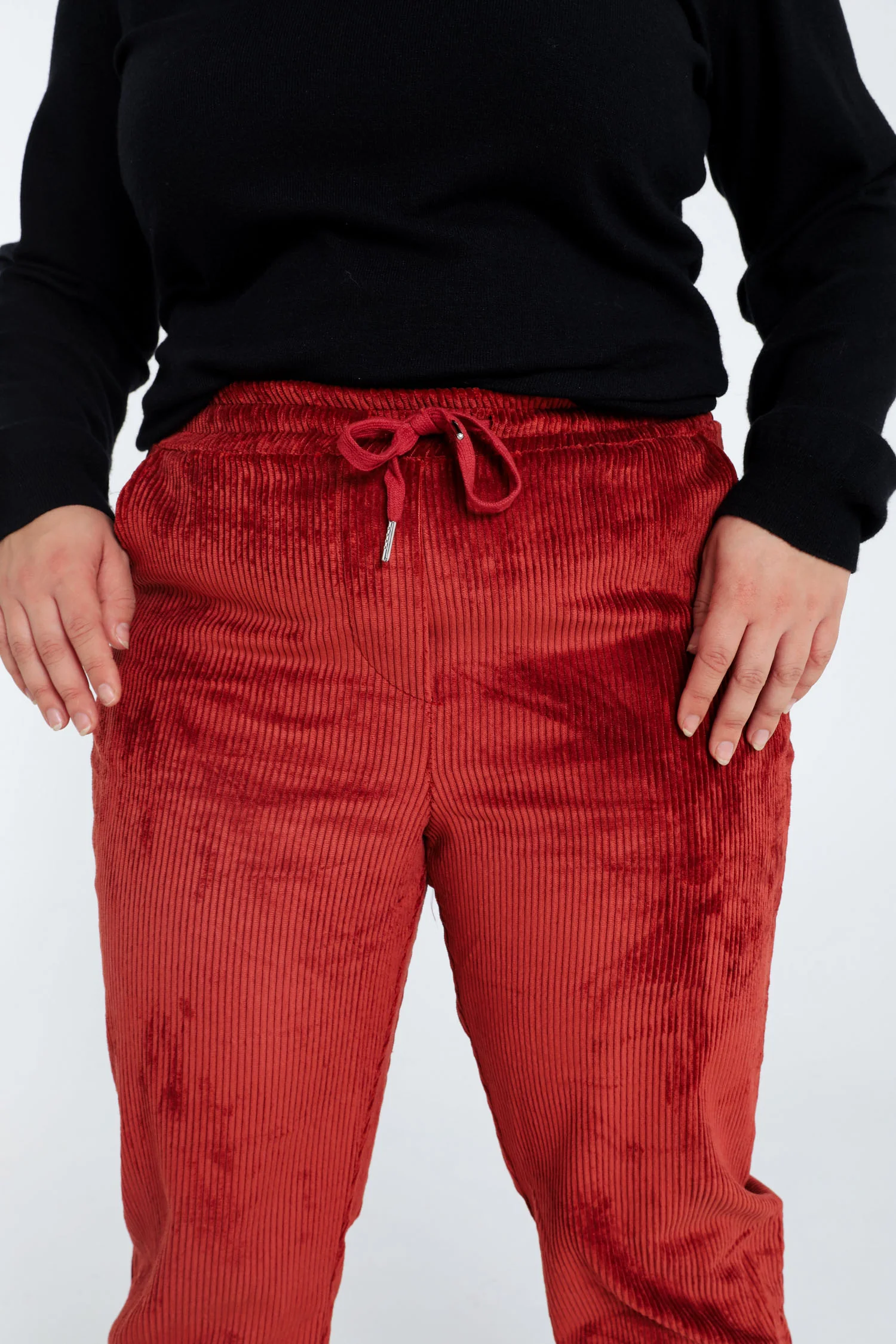 Pantalon chino uni en velours - Image 16