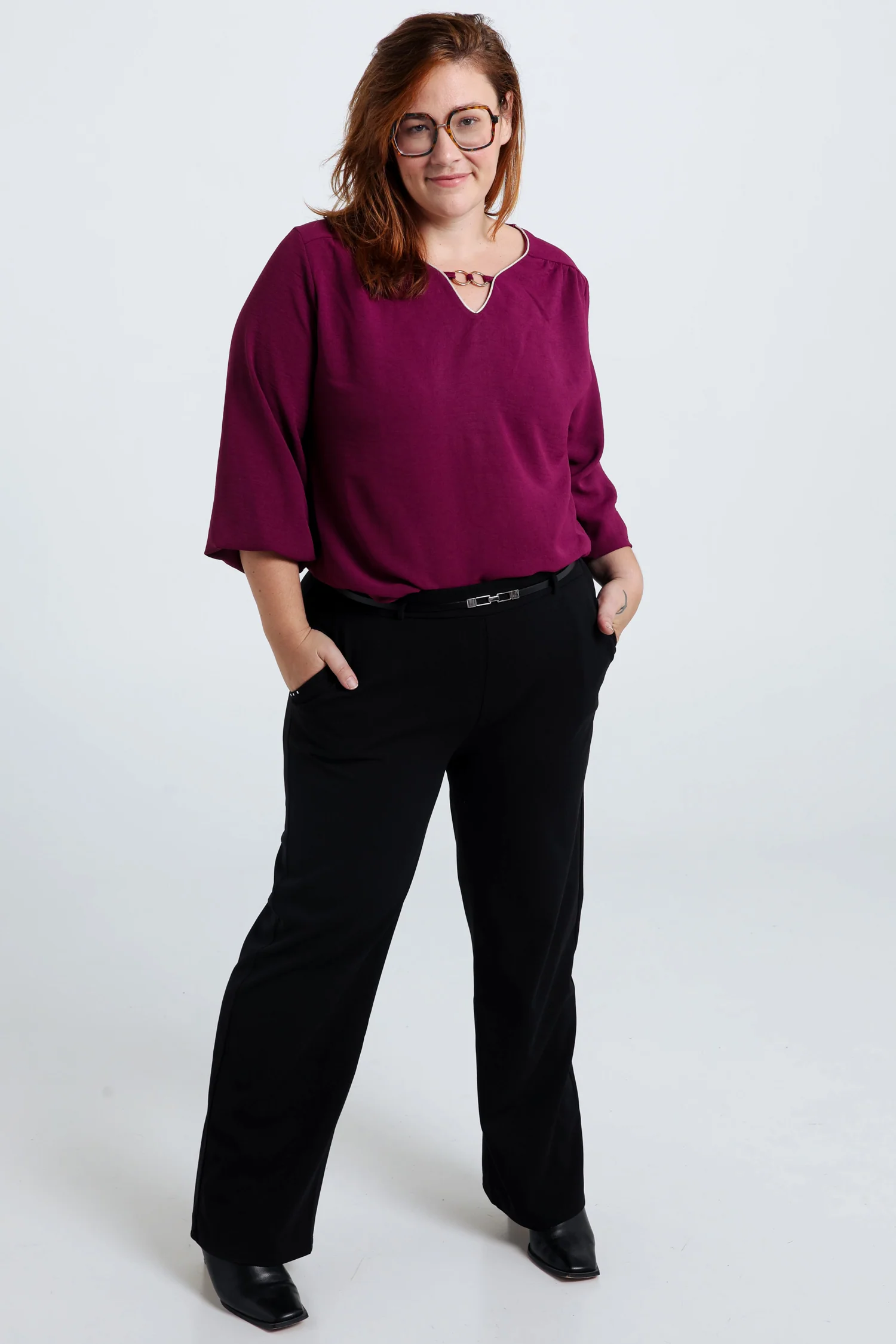 Pantalon droit uni - Image 8