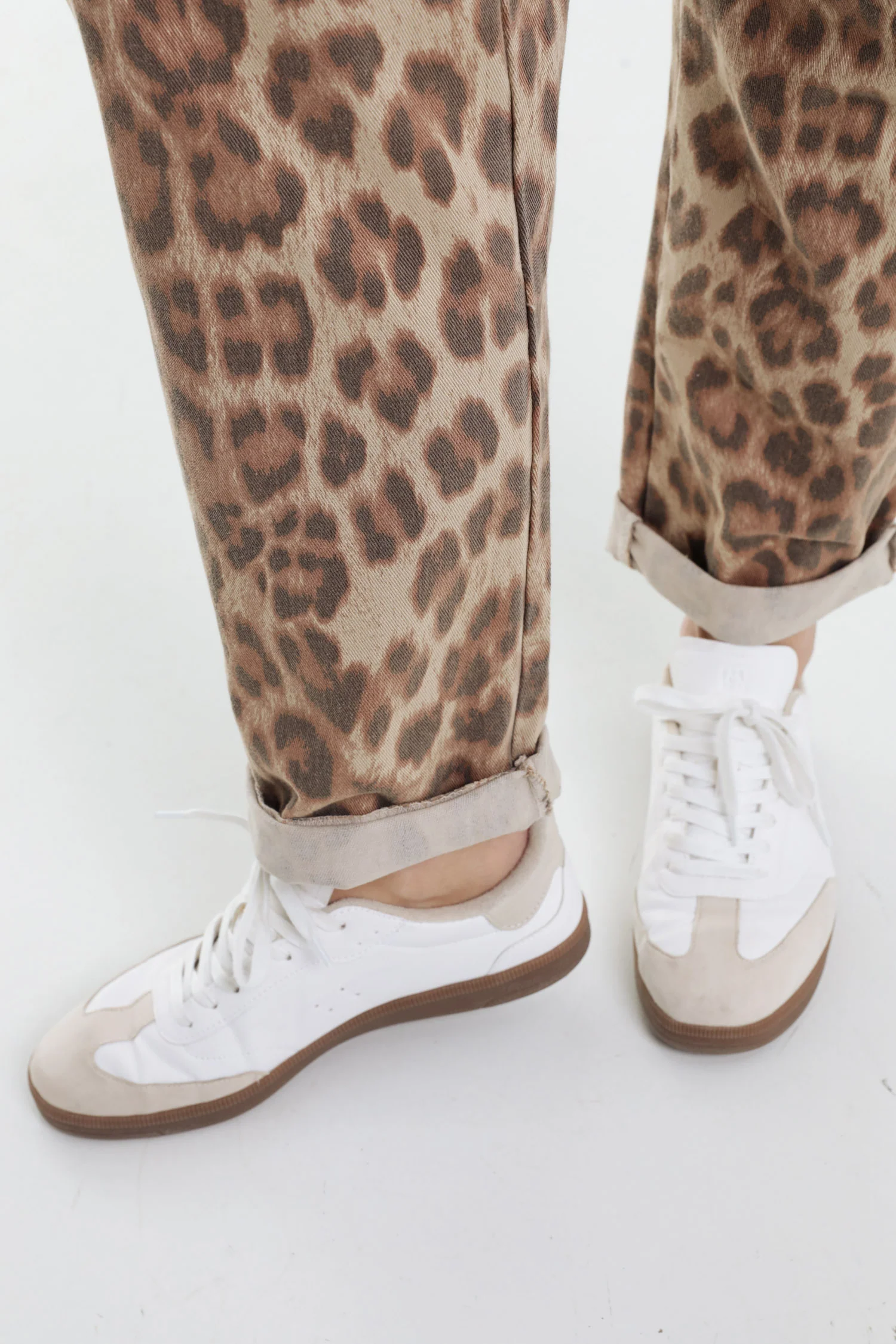Pantalon en coton imprimĂ© peau de bĂȘte - Image 5