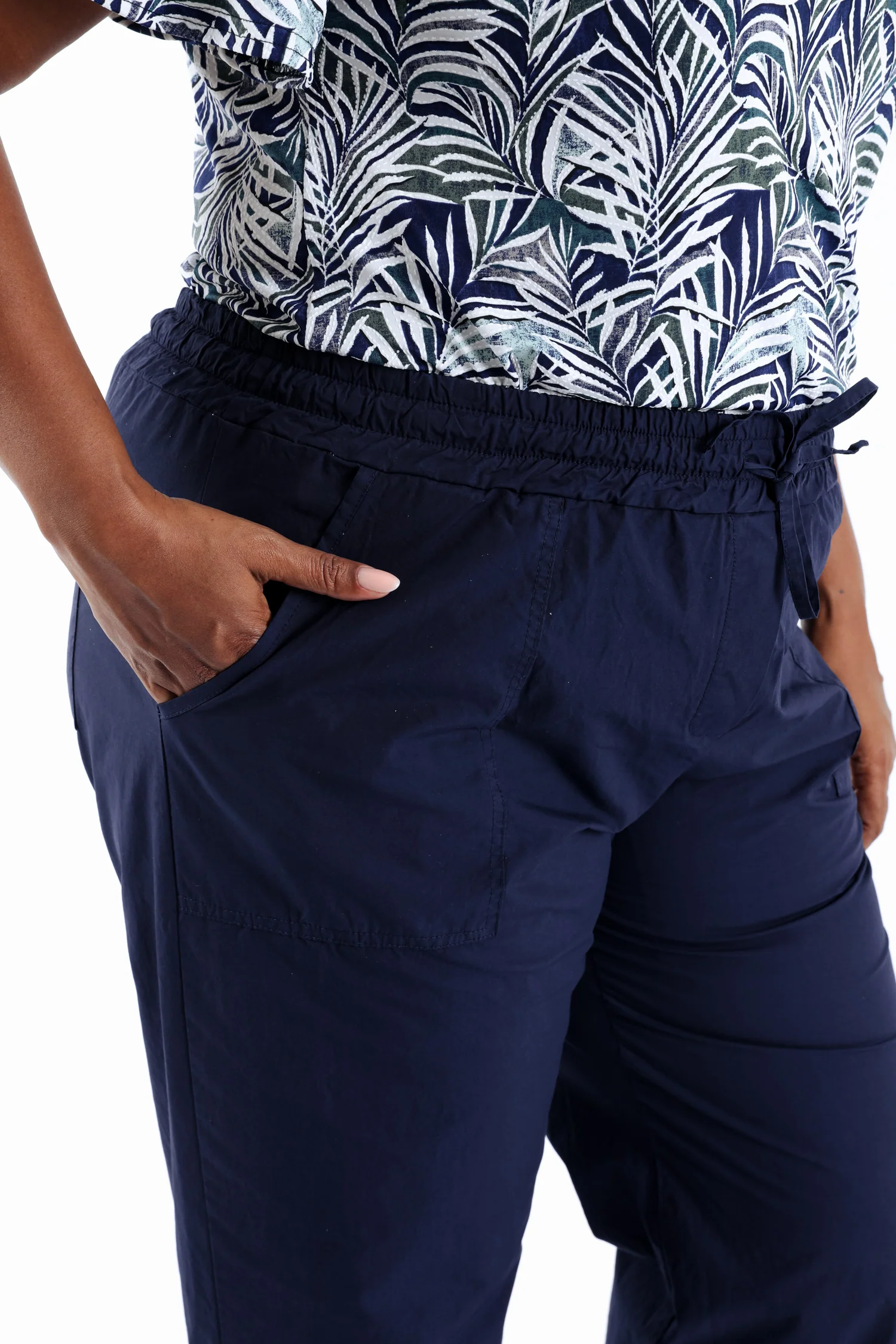 Pantalon en coton uni - Image 4