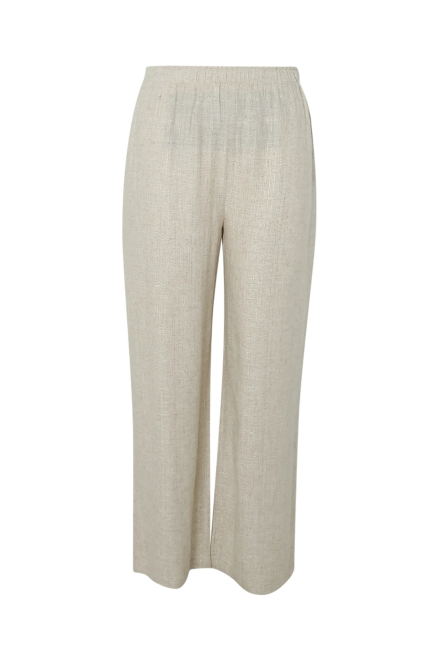 Pantalon en lin et viscose avec détail lurex - Image 10