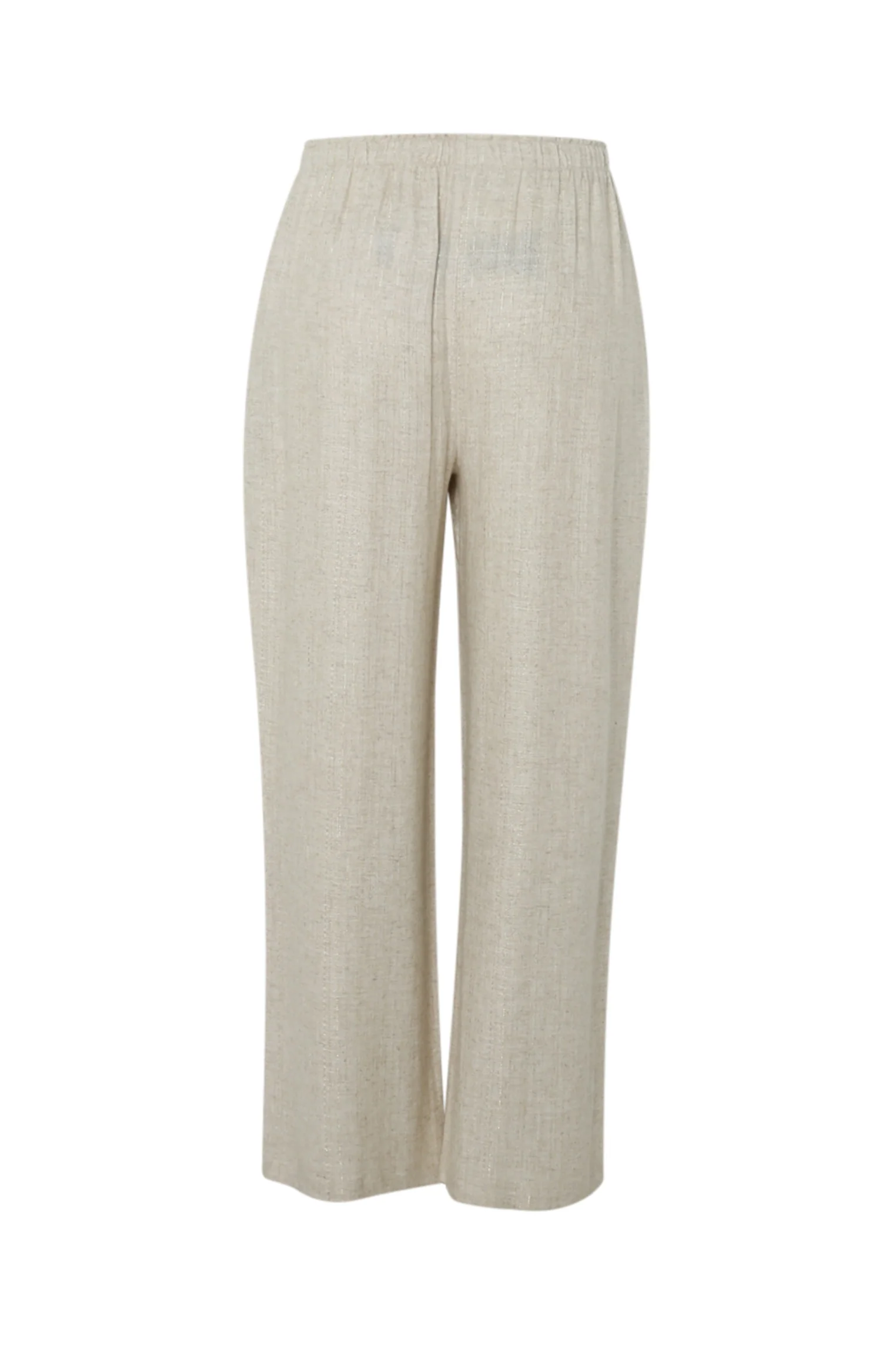 Pantalon en lin et viscose avec détail lurex - Image 11