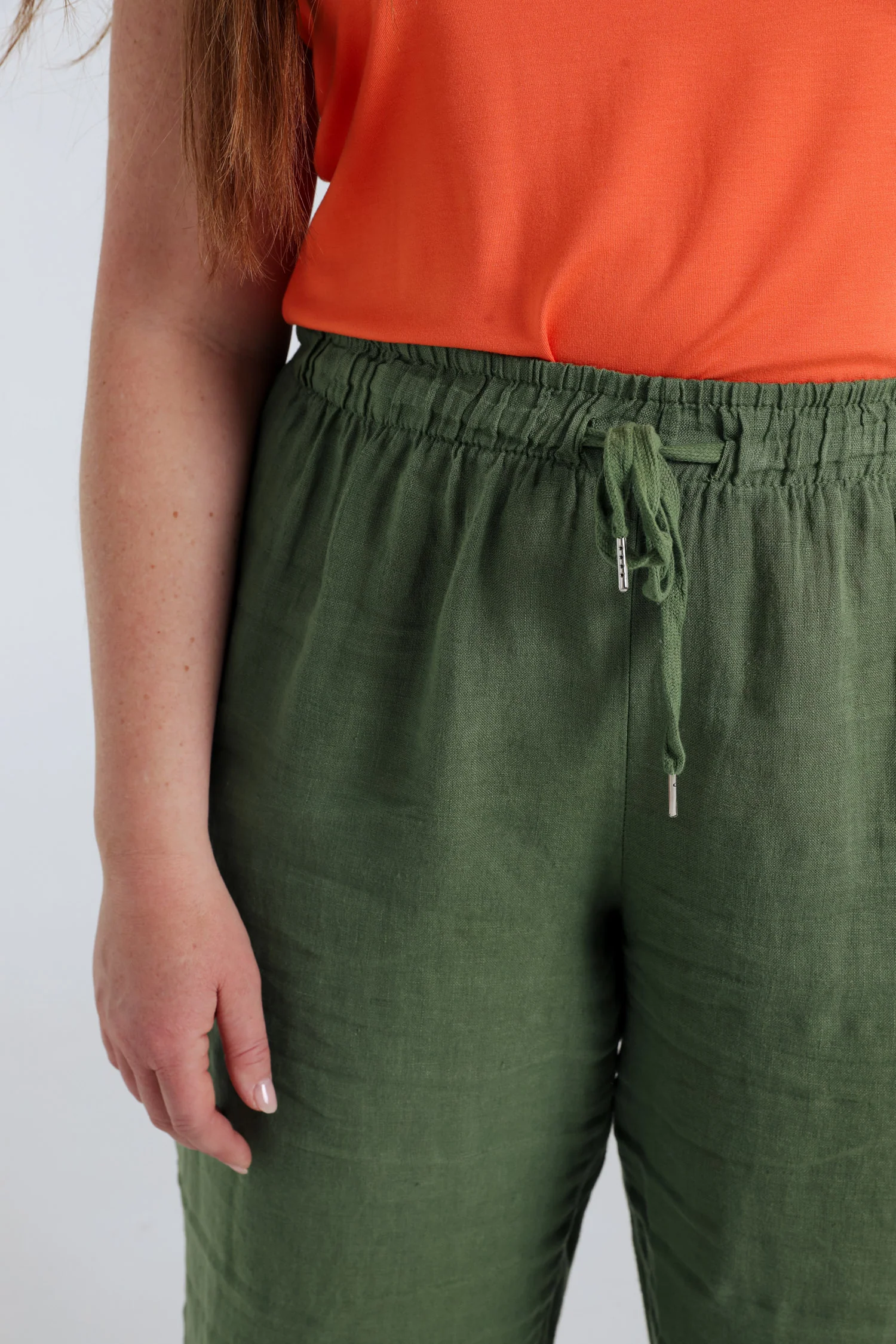 Pantalon en lin uni - Image 27