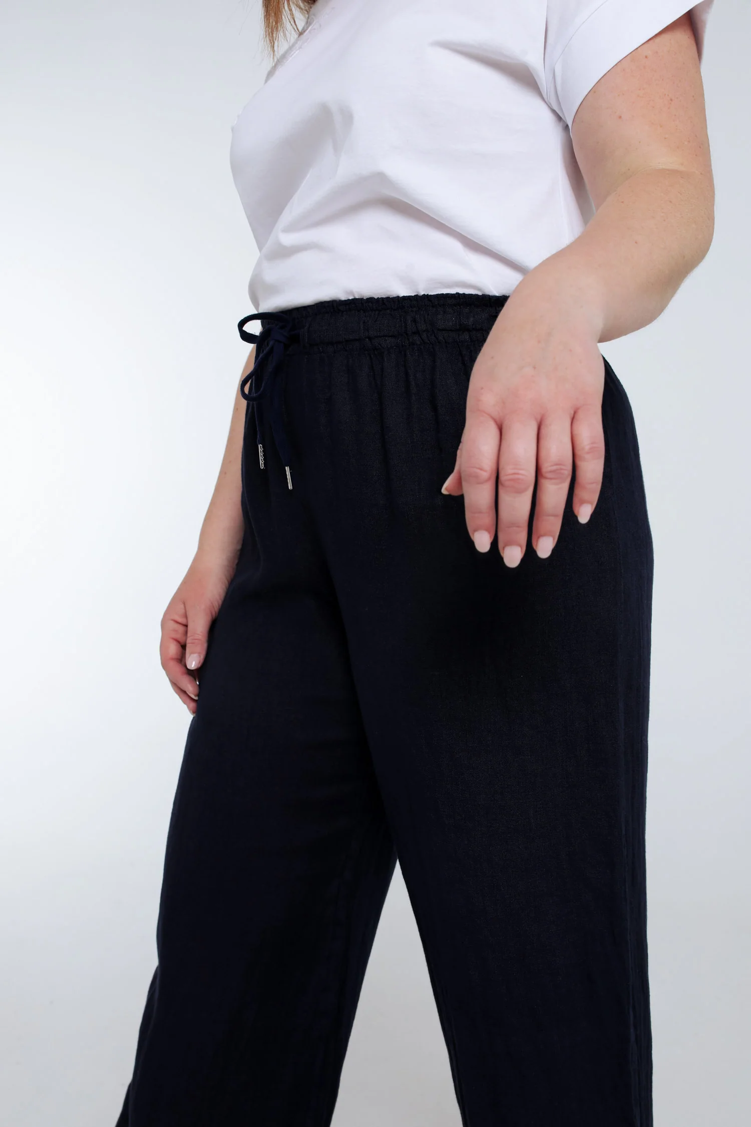 Pantalon en lin uni - Image 4