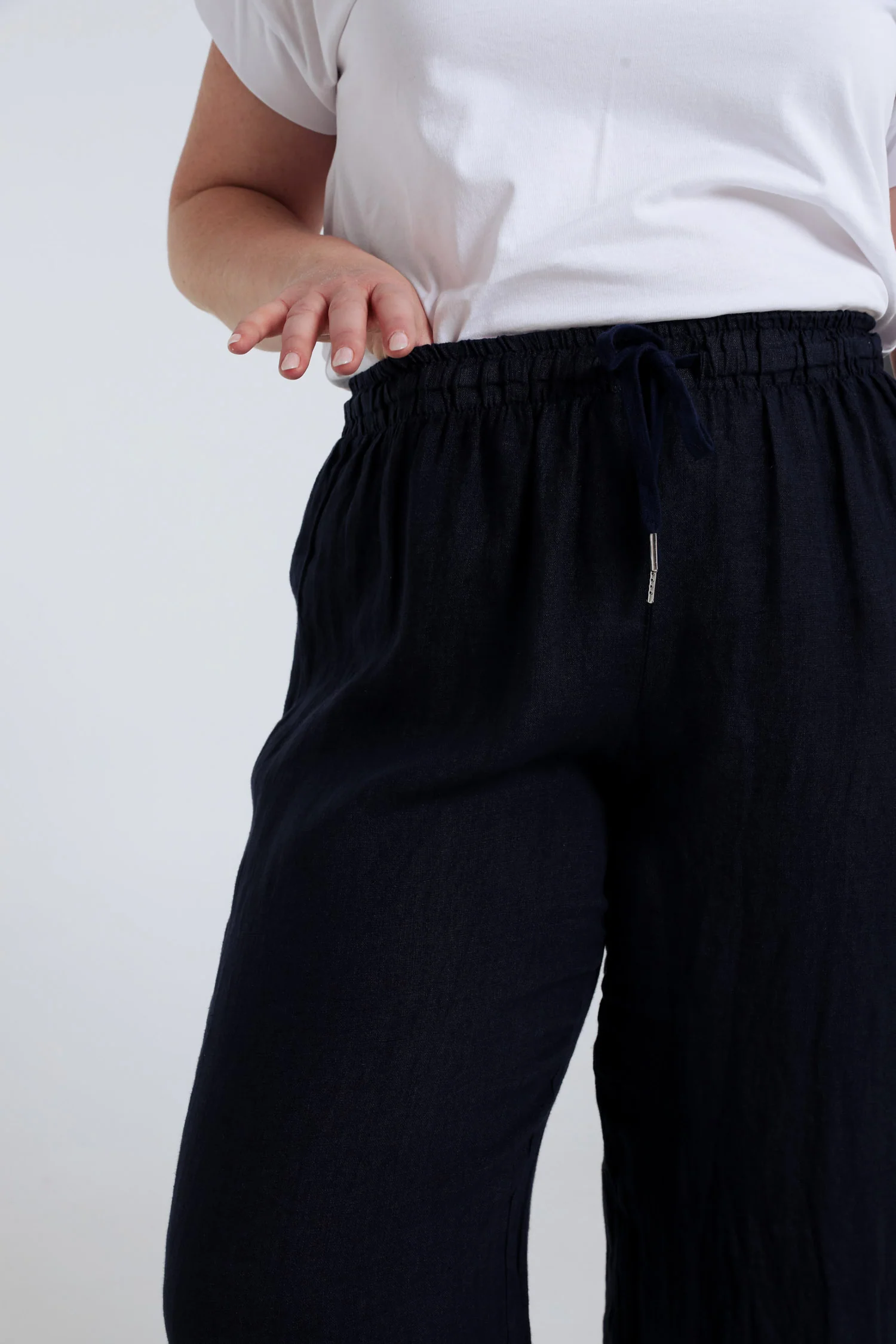 Pantalon en lin uni - Image 6