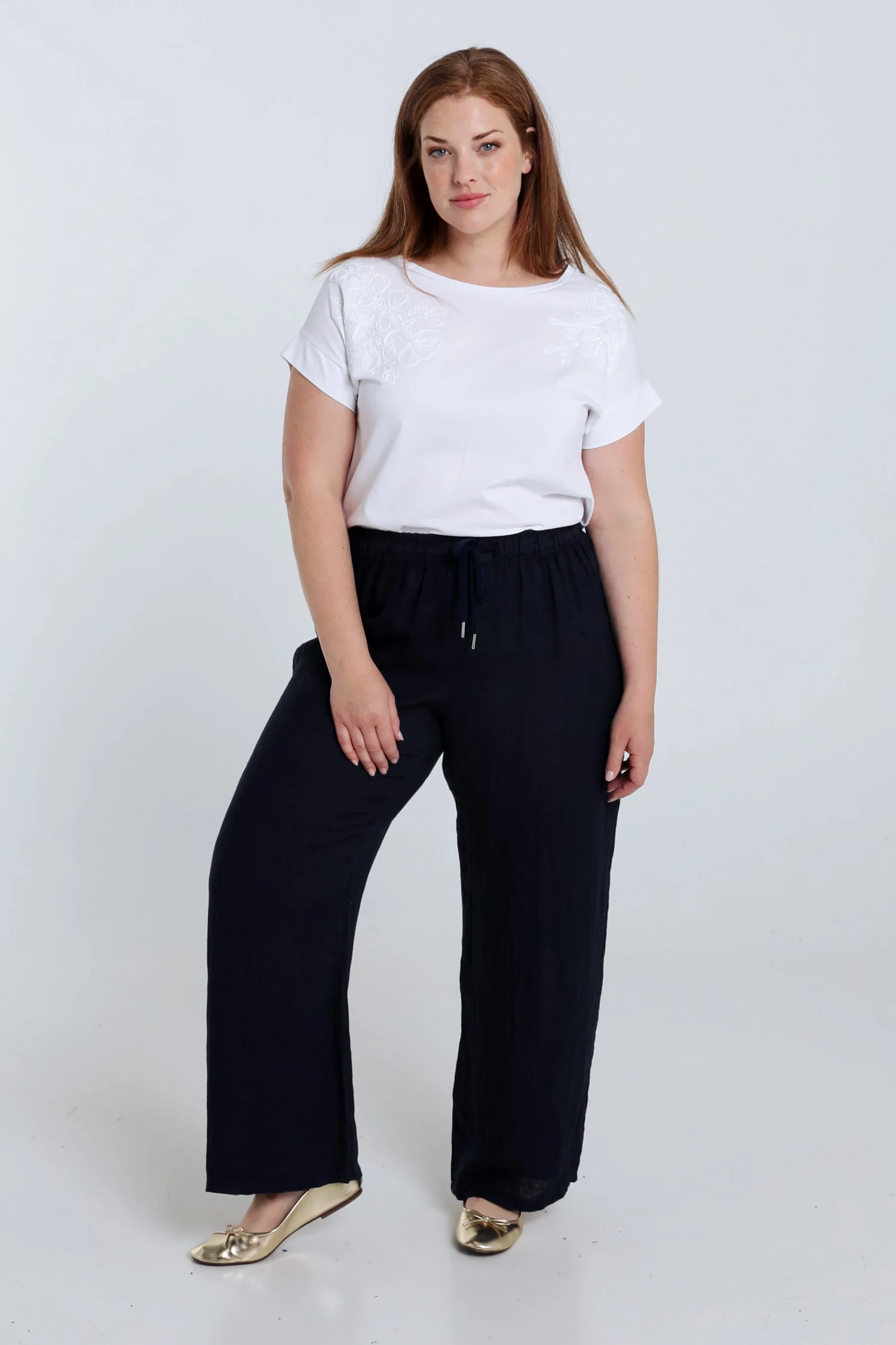 Pantalon en lin uni - Image 7