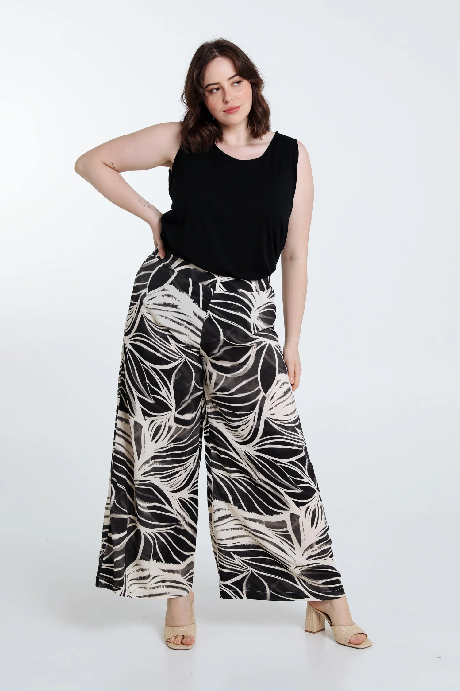Pantalon feuillage en viscose - Image 5
