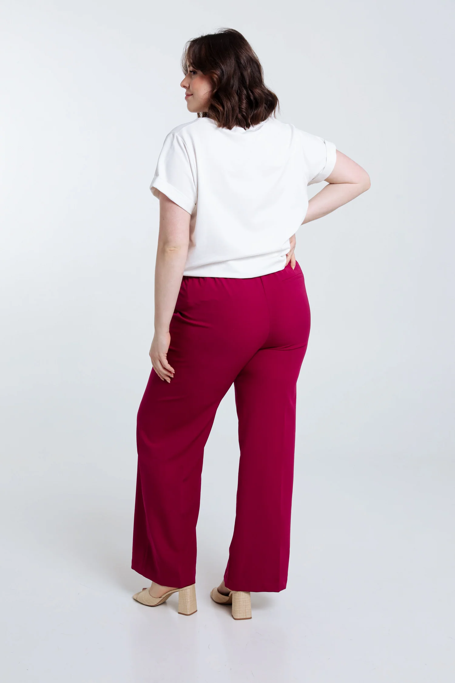 Pantalon fluide avec pli - Image 3