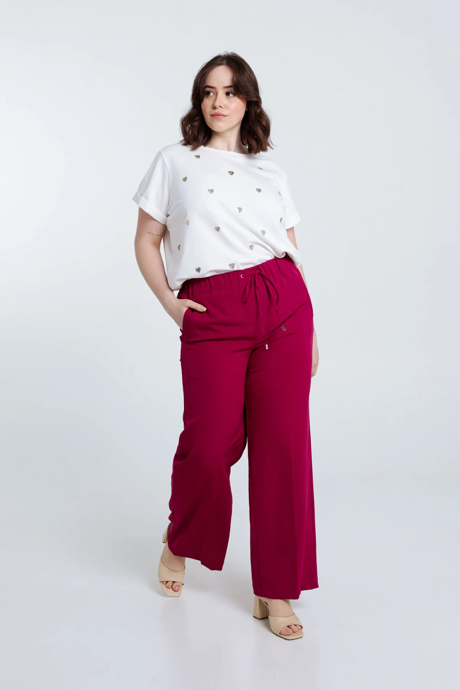 Pantalon fluide avec pli - Image 8