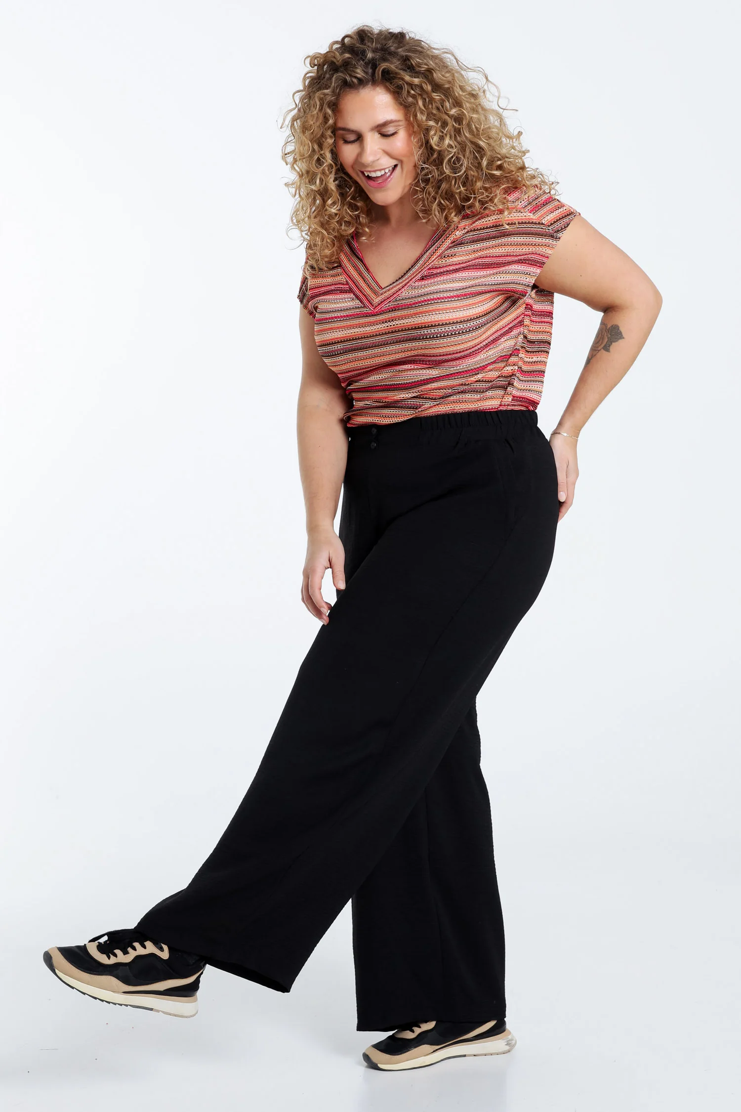 Pantalon fluide uni - Image 19