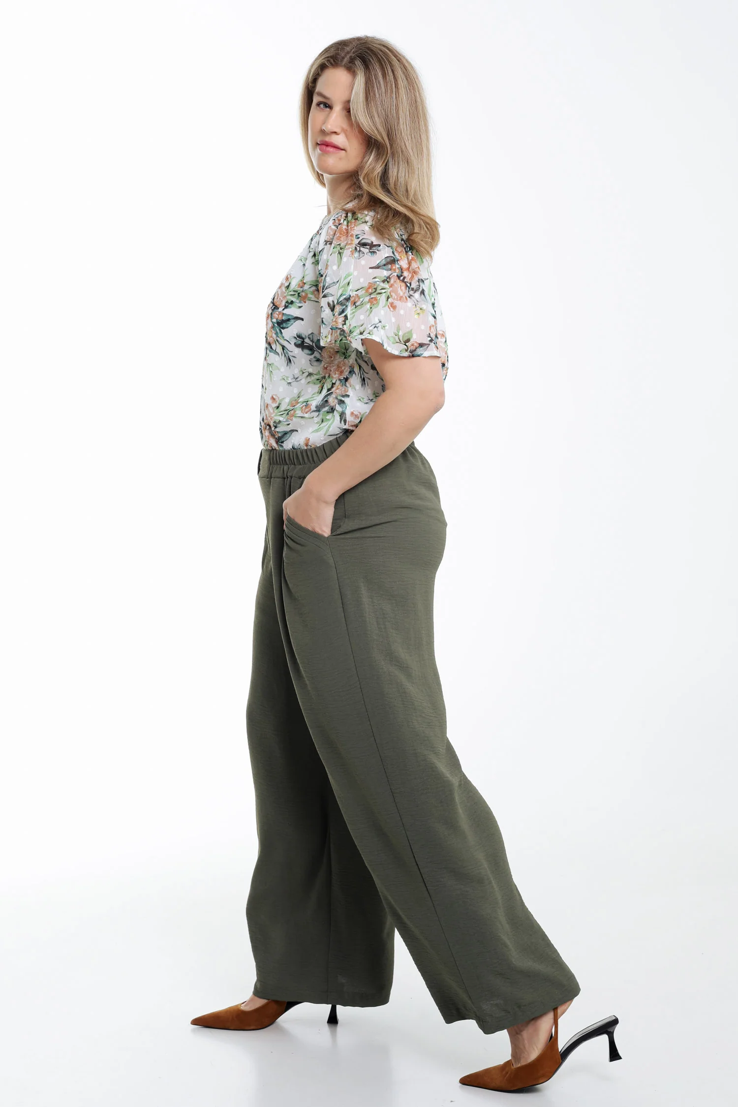 Pantalon fluide uni - Image 9
