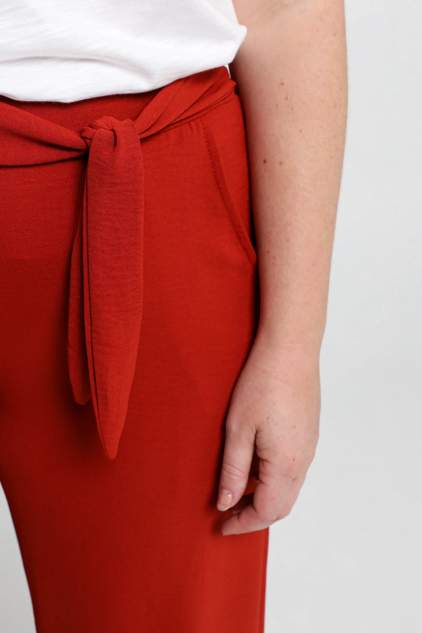 Pantalon large avec nœud - Image 22