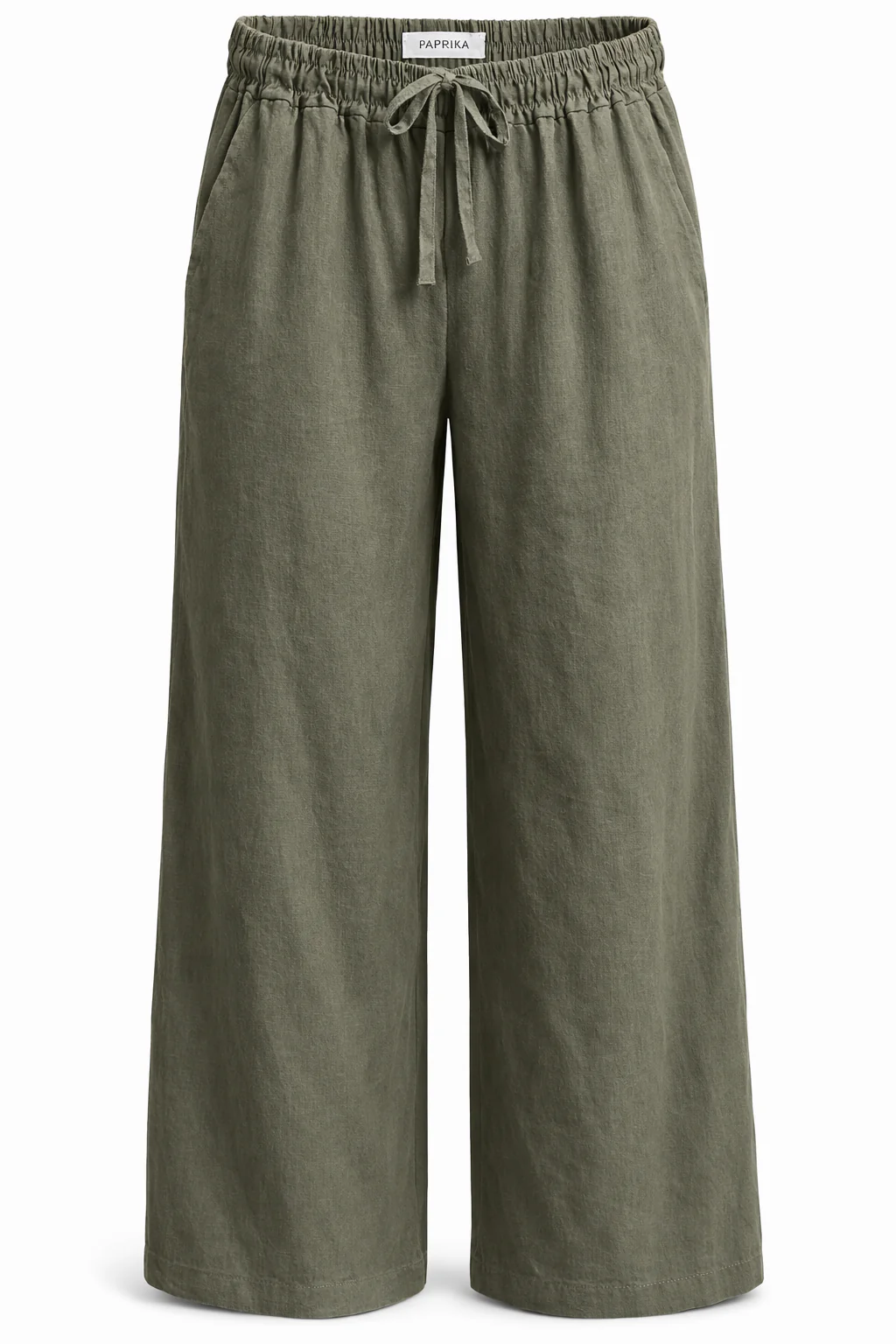 Pantalon large en lin
