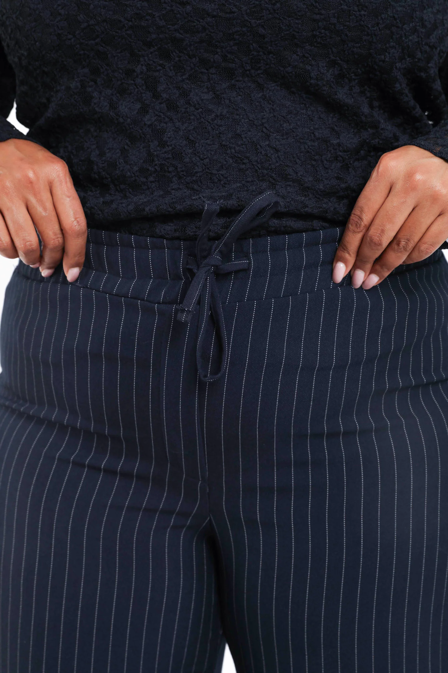 Pantalon large rayé - Image 3